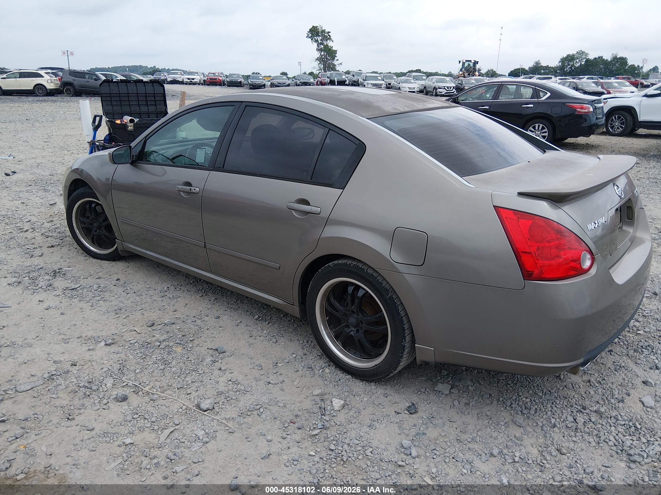 2008 Nissan Maxima 3.5 Se Brown vin: 1N4BA41E08C808761