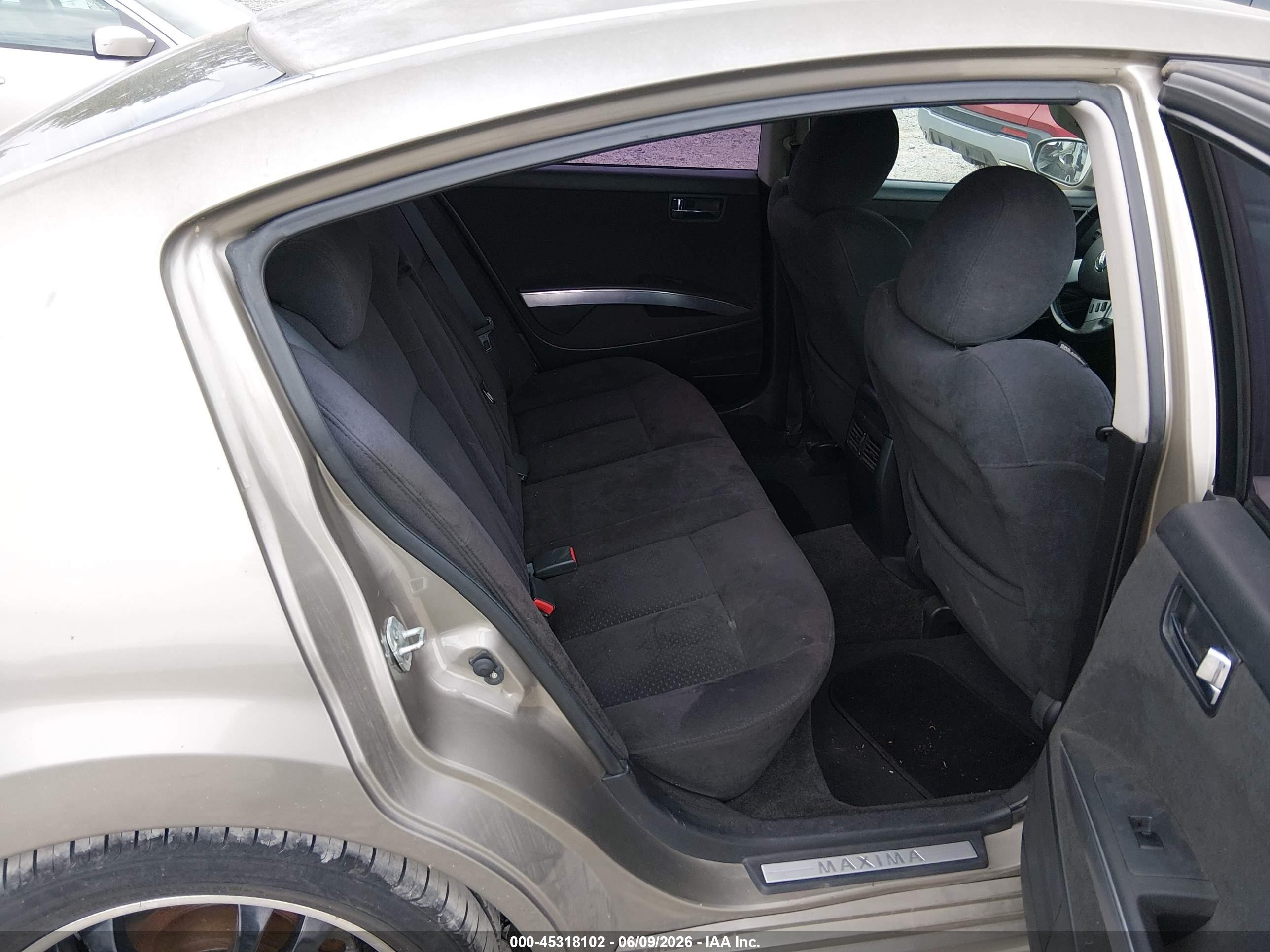 2008 Nissan Maxima 3.5 Se Brown vin: 1N4BA41E08C808761