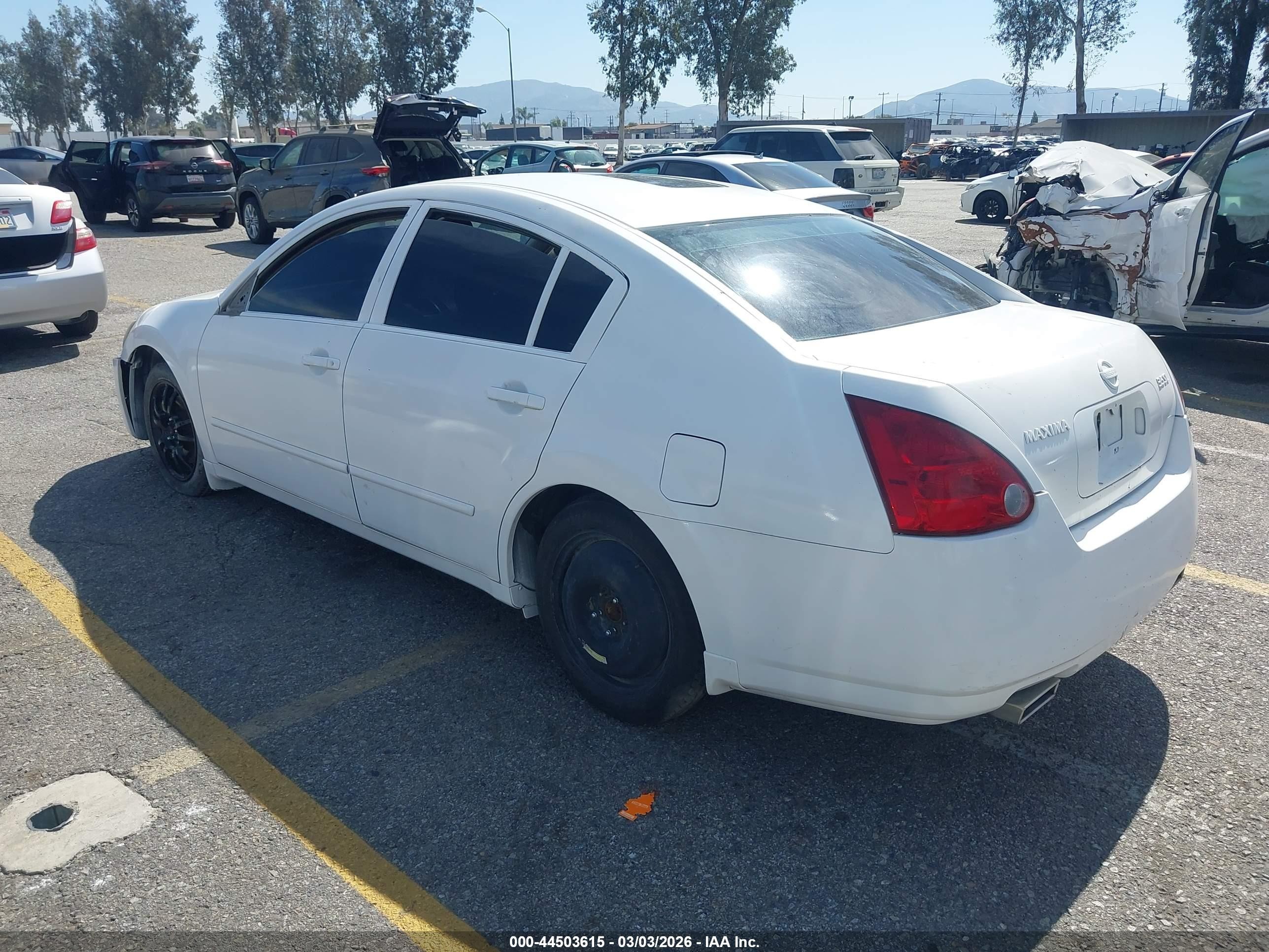 2004 Nissan Maxima 3.5 Sl White vin: 1N4BA41E14C897184