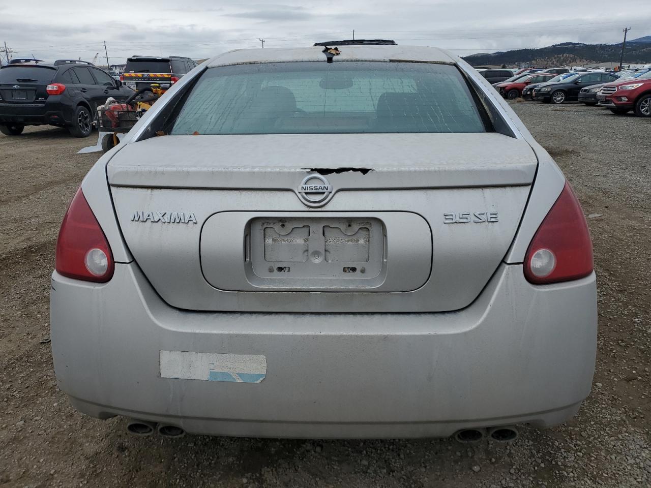 2005 Niss Maxima 3.5 Se Silver vin: 1N4BA41E15C861982