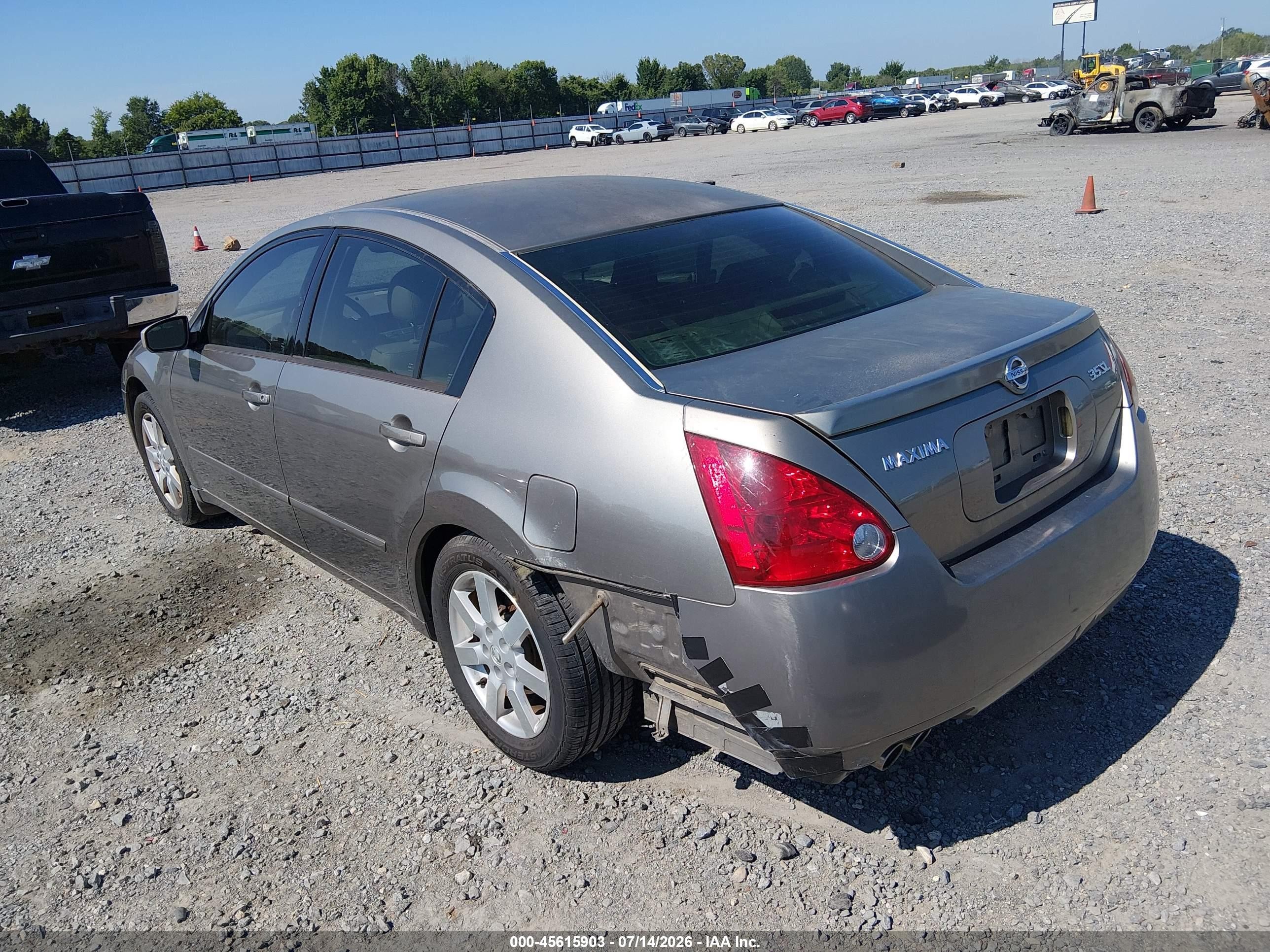 2006 Nissan Maxima 3.5 Sl Gray vin: 1N4BA41E16C851891
