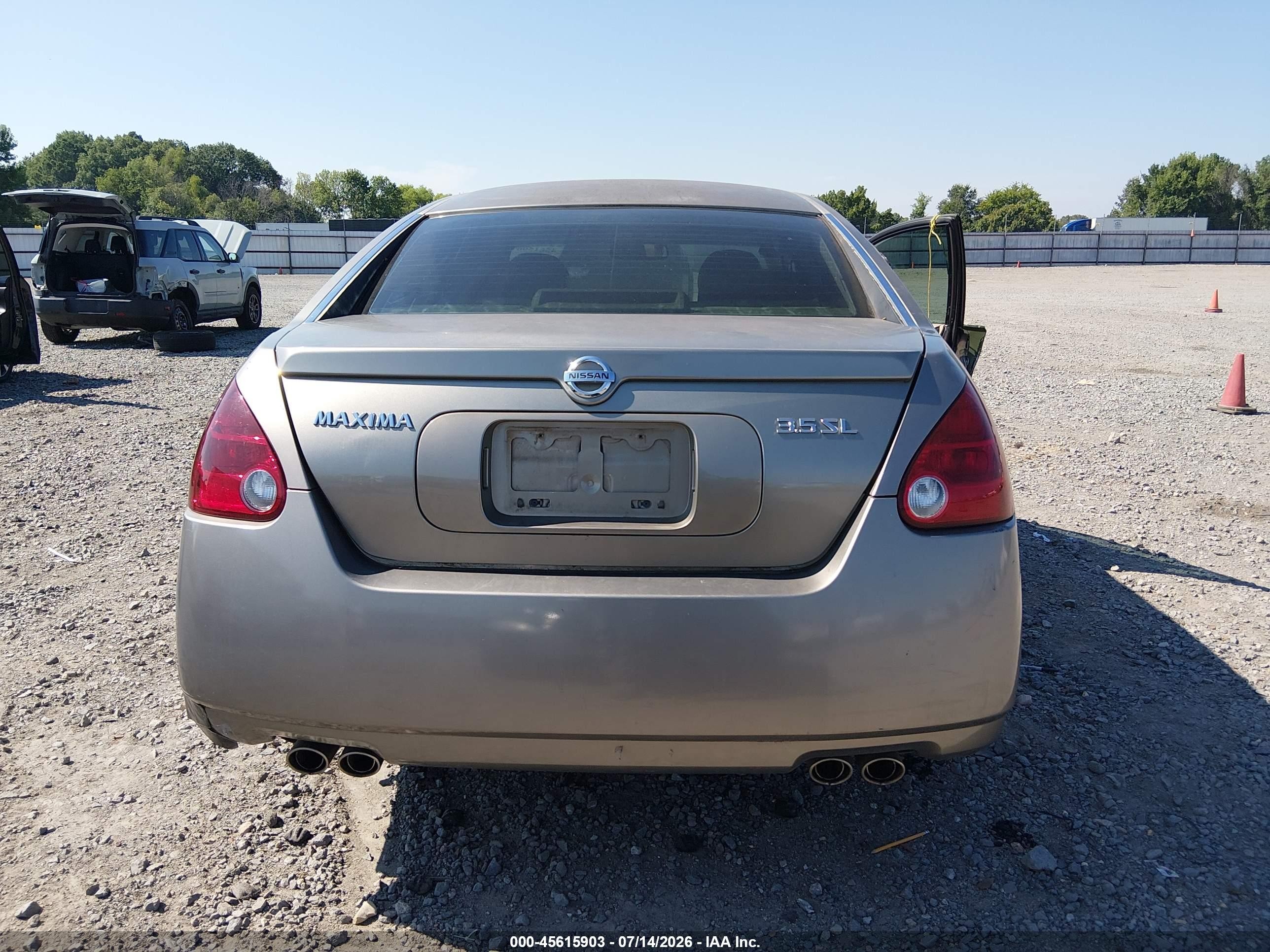 2006 Nissan Maxima 3.5 Sl Gray vin: 1N4BA41E16C851891