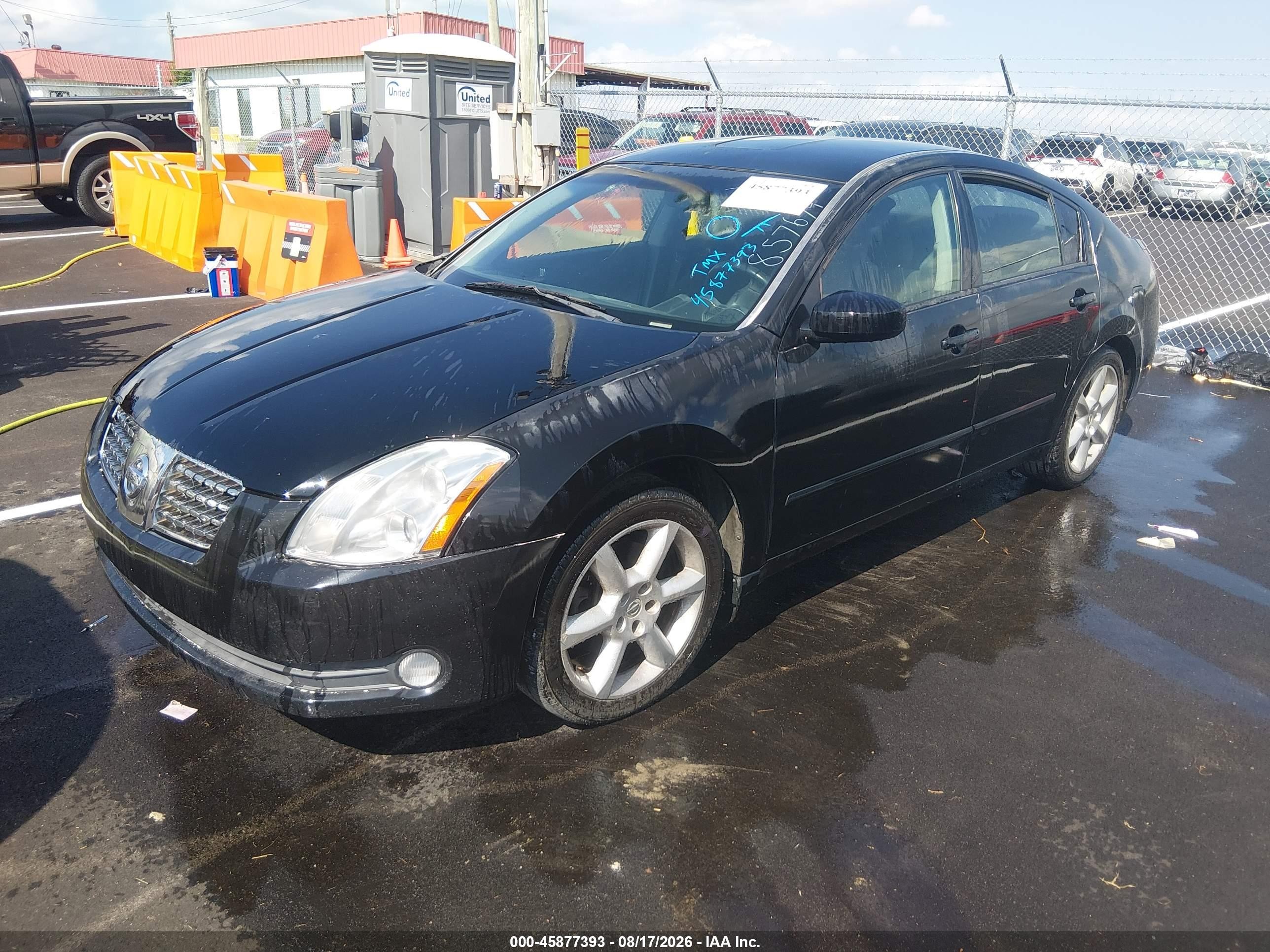 2006 Nissan Maxima 3.5 Se Black vin: 1N4BA41E16C857674