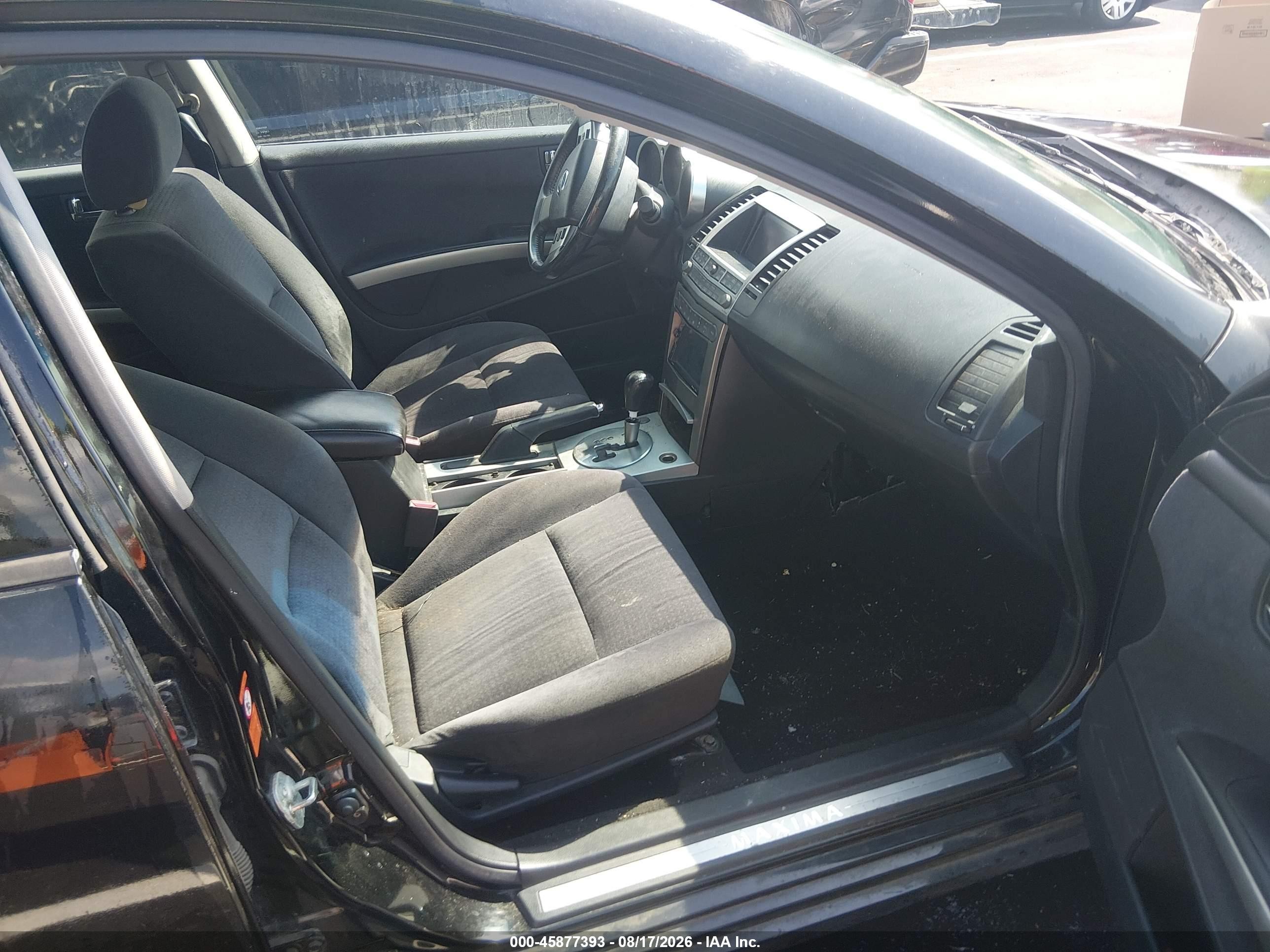 2006 Nissan Maxima 3.5 Se Black vin: 1N4BA41E16C857674