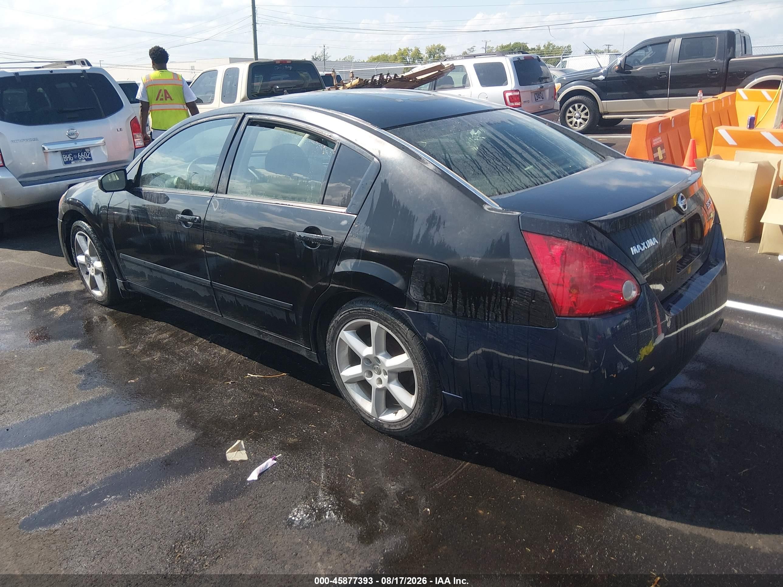 2006 Nissan Maxima 3.5 Se Black vin: 1N4BA41E16C857674