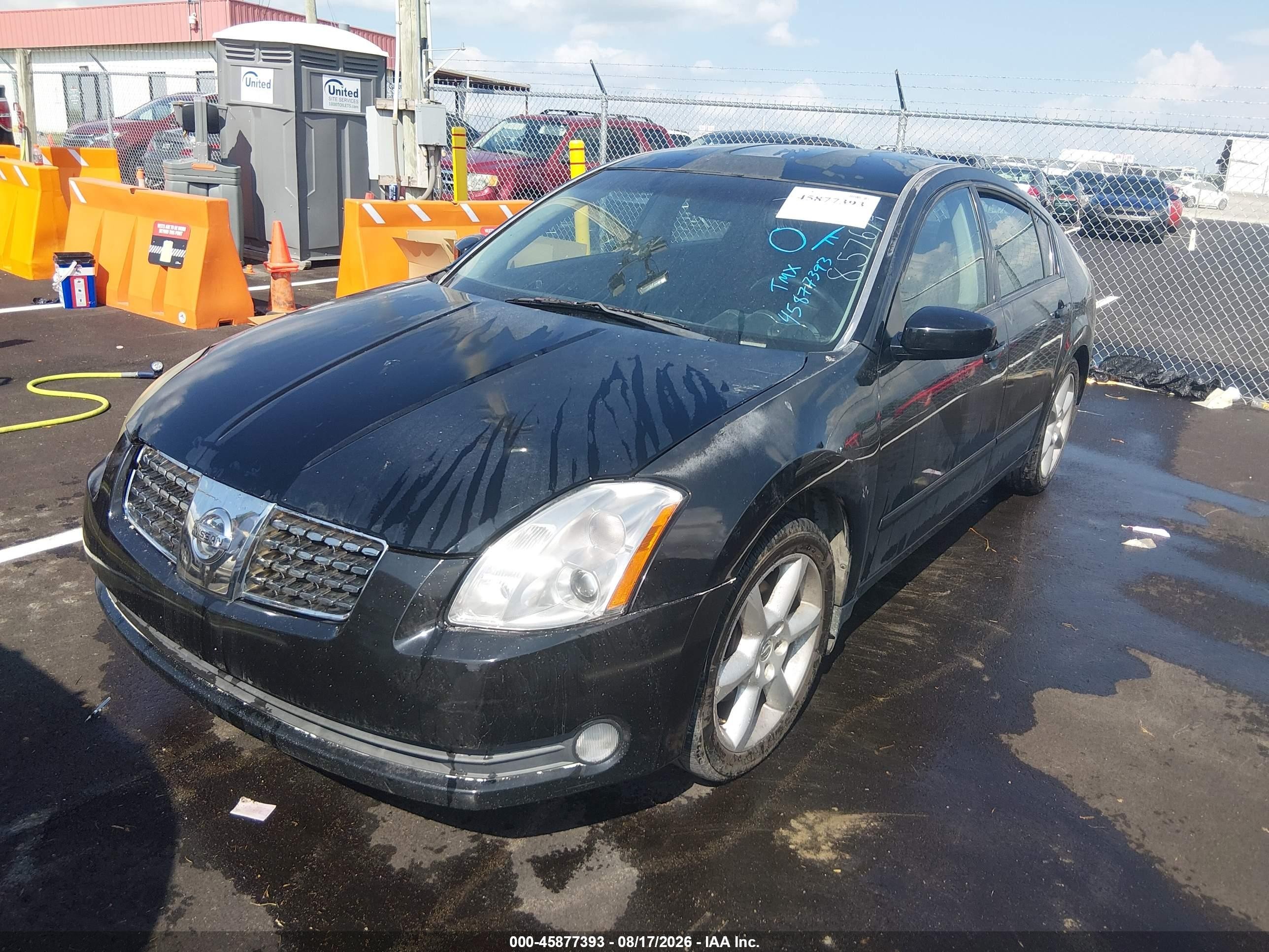 2006 Nissan Maxima 3.5 Se Black vin: 1N4BA41E16C857674