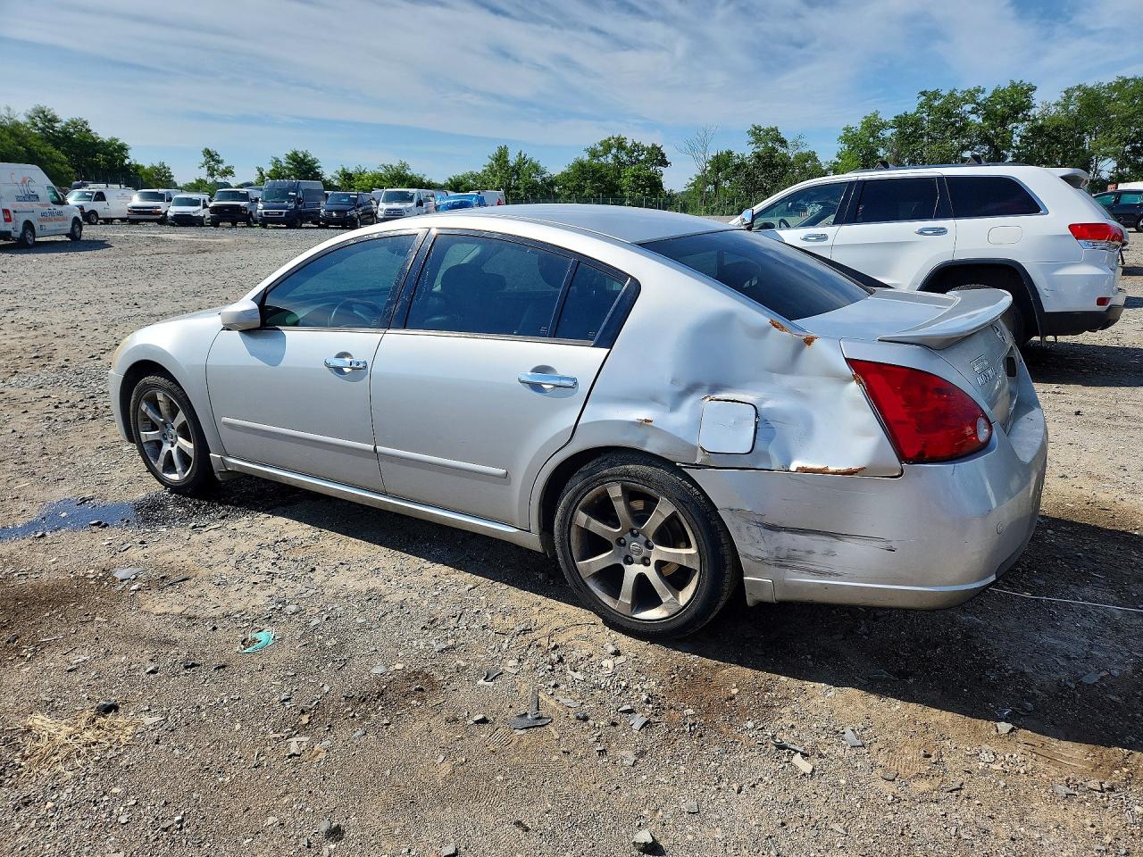 2007 Nissan Maxima 3.5 Se Silver vin: 1N4BA41E17C820190