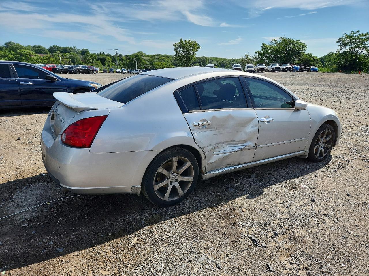 2007 Nissan Maxima 3.5 Se Silver vin: 1N4BA41E17C820190