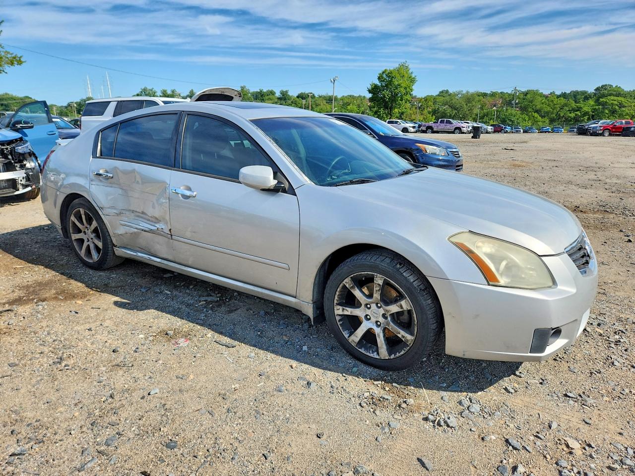 2007 Nissan Maxima 3.5 Se Silver vin: 1N4BA41E17C820190