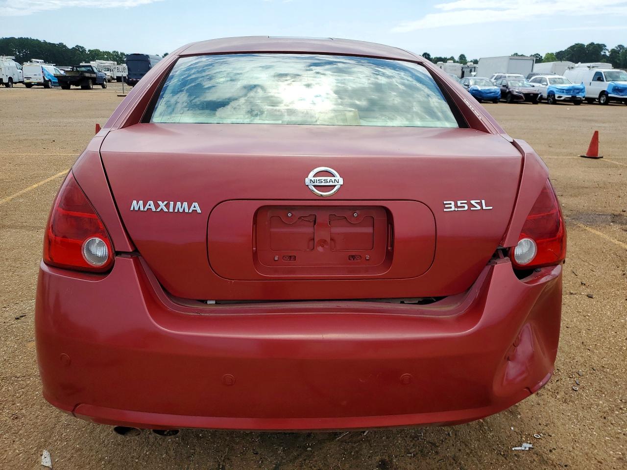 2007 Nissan Maxima Se/sl Темно-бордовый vin: 1N4BA41E17C856588