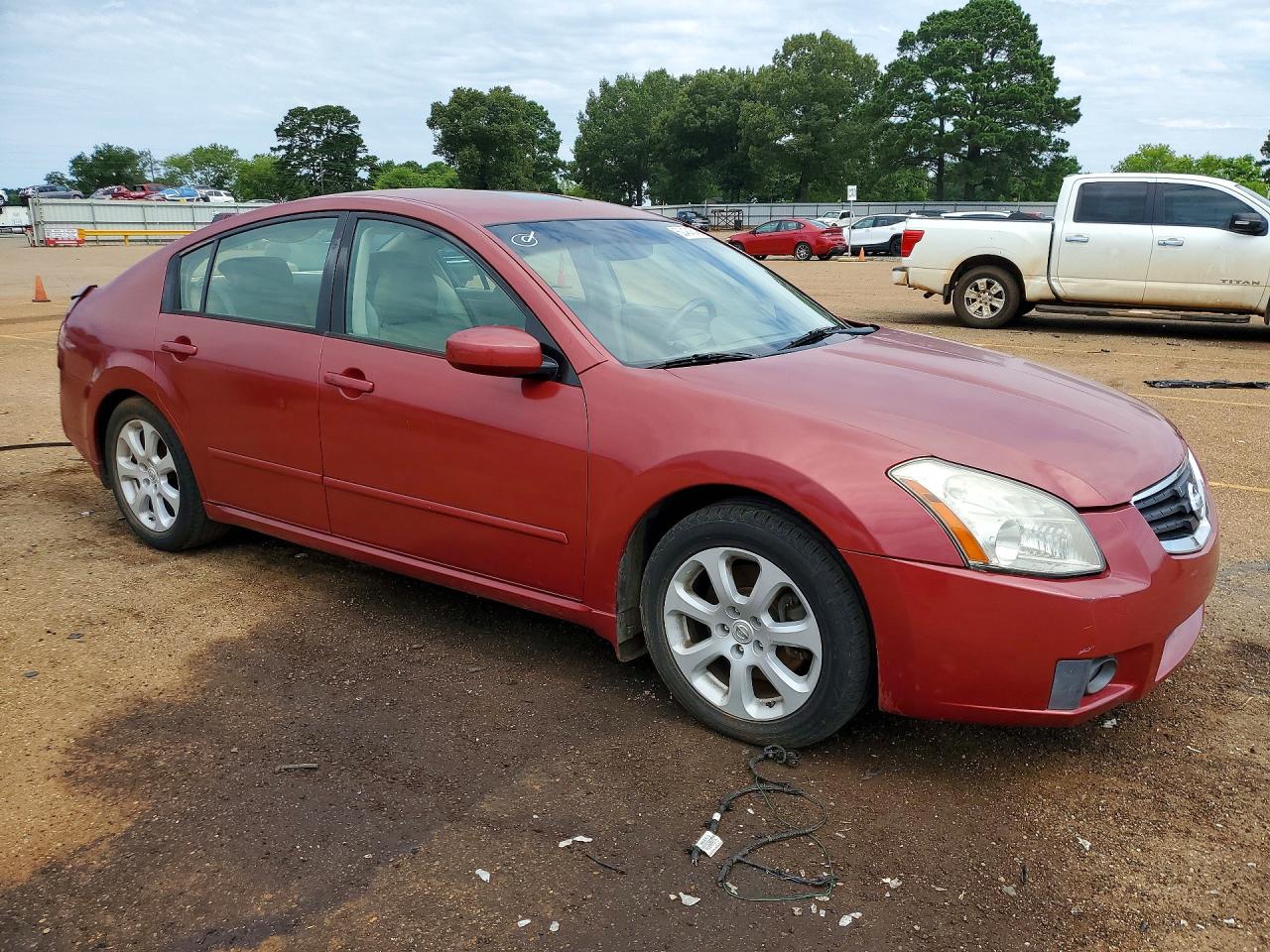 2007 Nissan Maxima Se/sl Темно-бордовый vin: 1N4BA41E17C856588