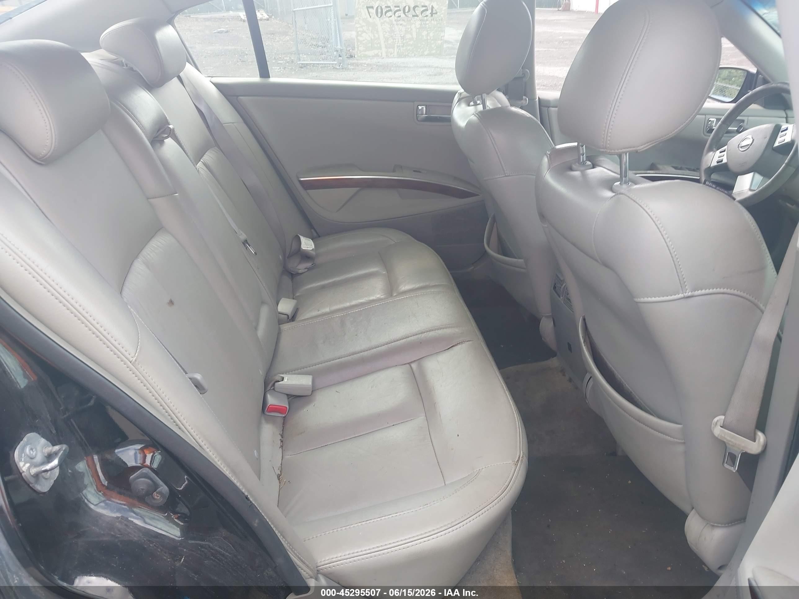 2007 Nissan Maxima 3.5 Sl Black vin: 1N4BA41E17C866148