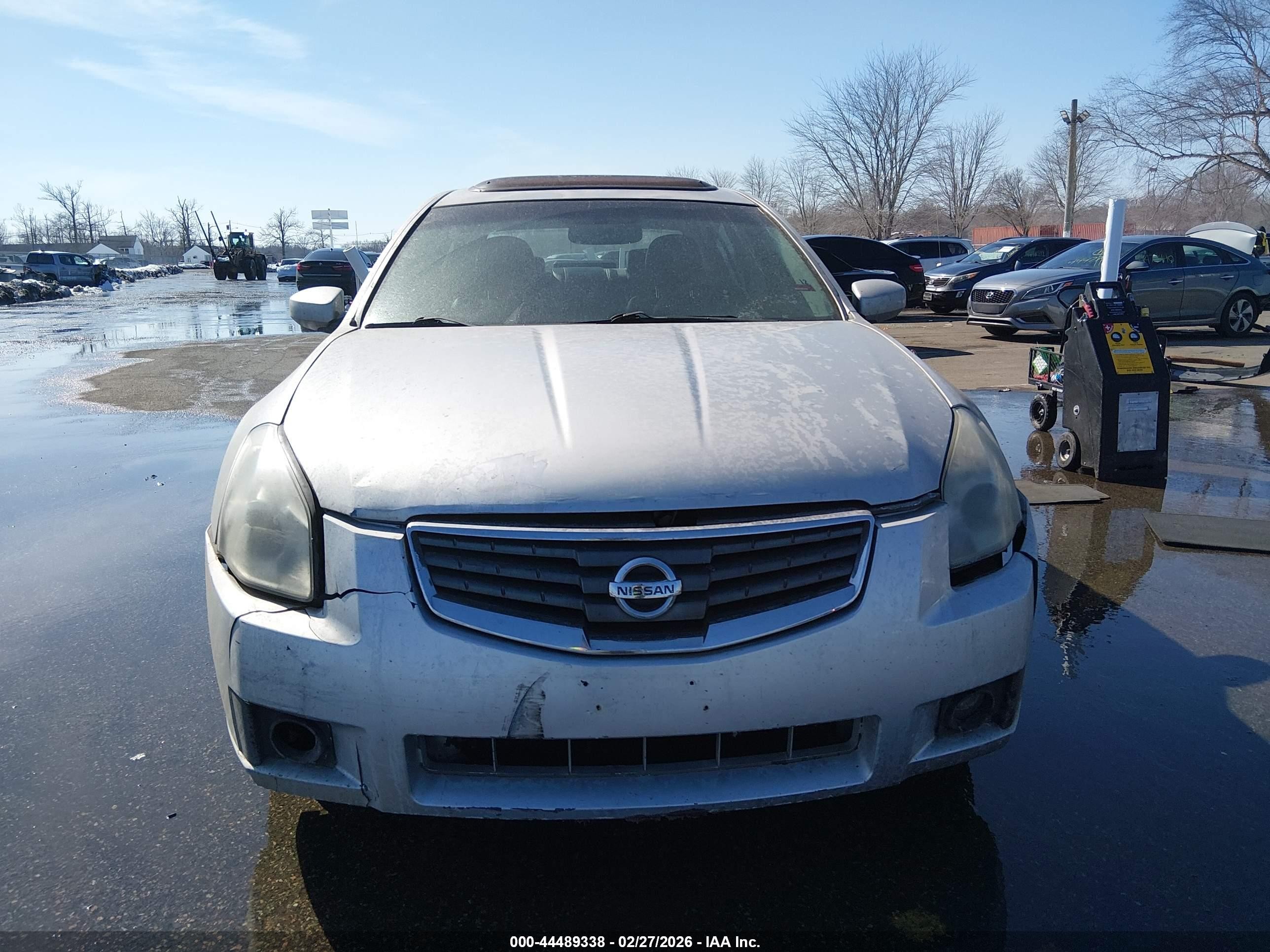 2008 Nissan Maxima 3.5 Sl Серебряный vin: 1N4BA41E18C802533