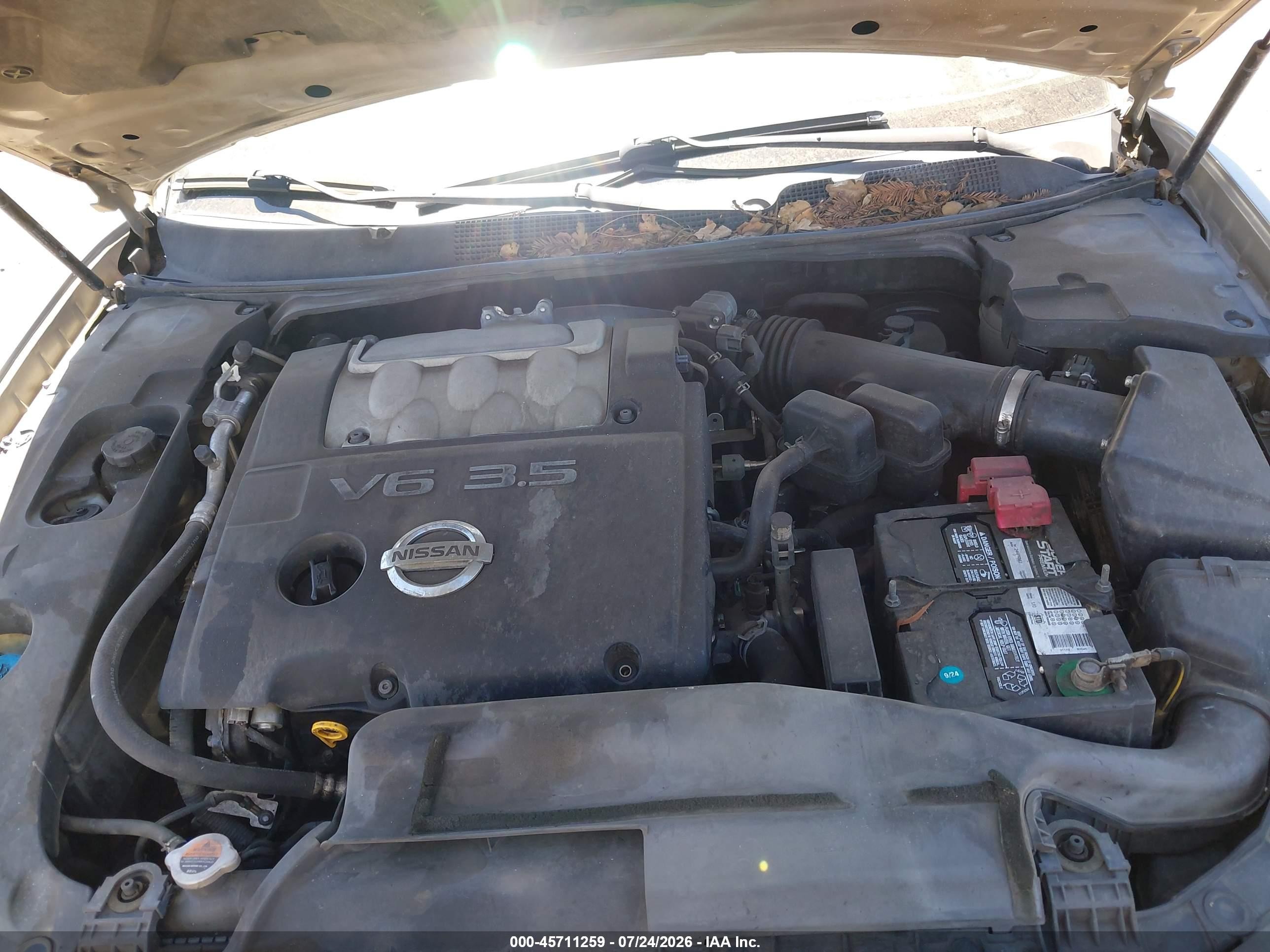 2008 Nissan Maxima 3.5 Se Gold vin: 1N4BA41E18C803763