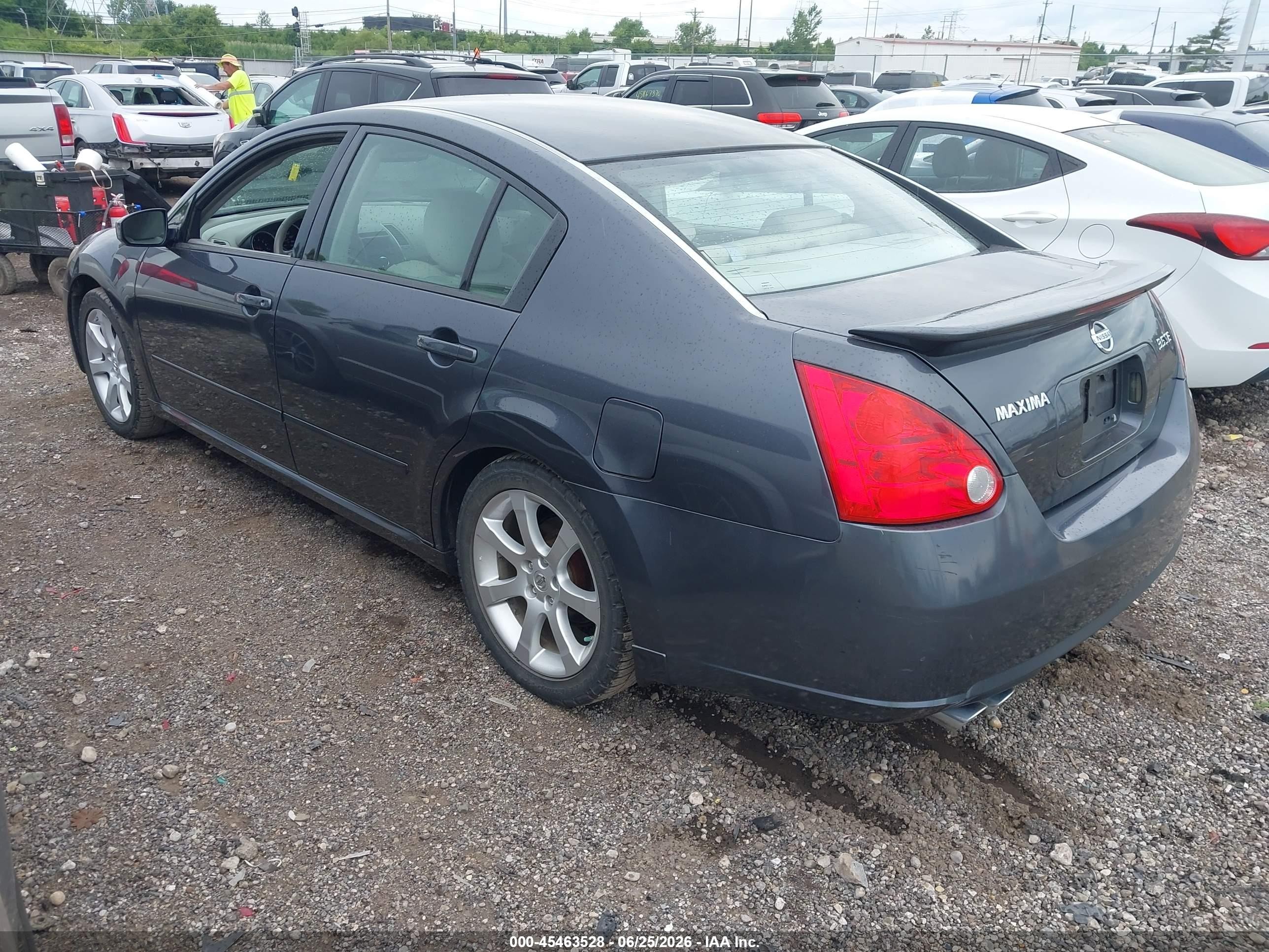 2008 Nissan Maxima 3.5 Se Gray vin: 1N4BA41E18C822135