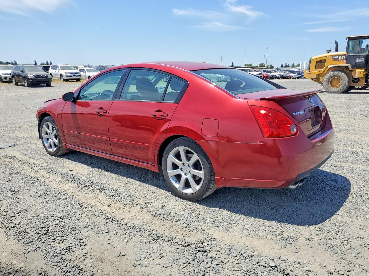 2008 Nissan Maxima 3.5 Se Red vin: 1N4BA41E18C833958