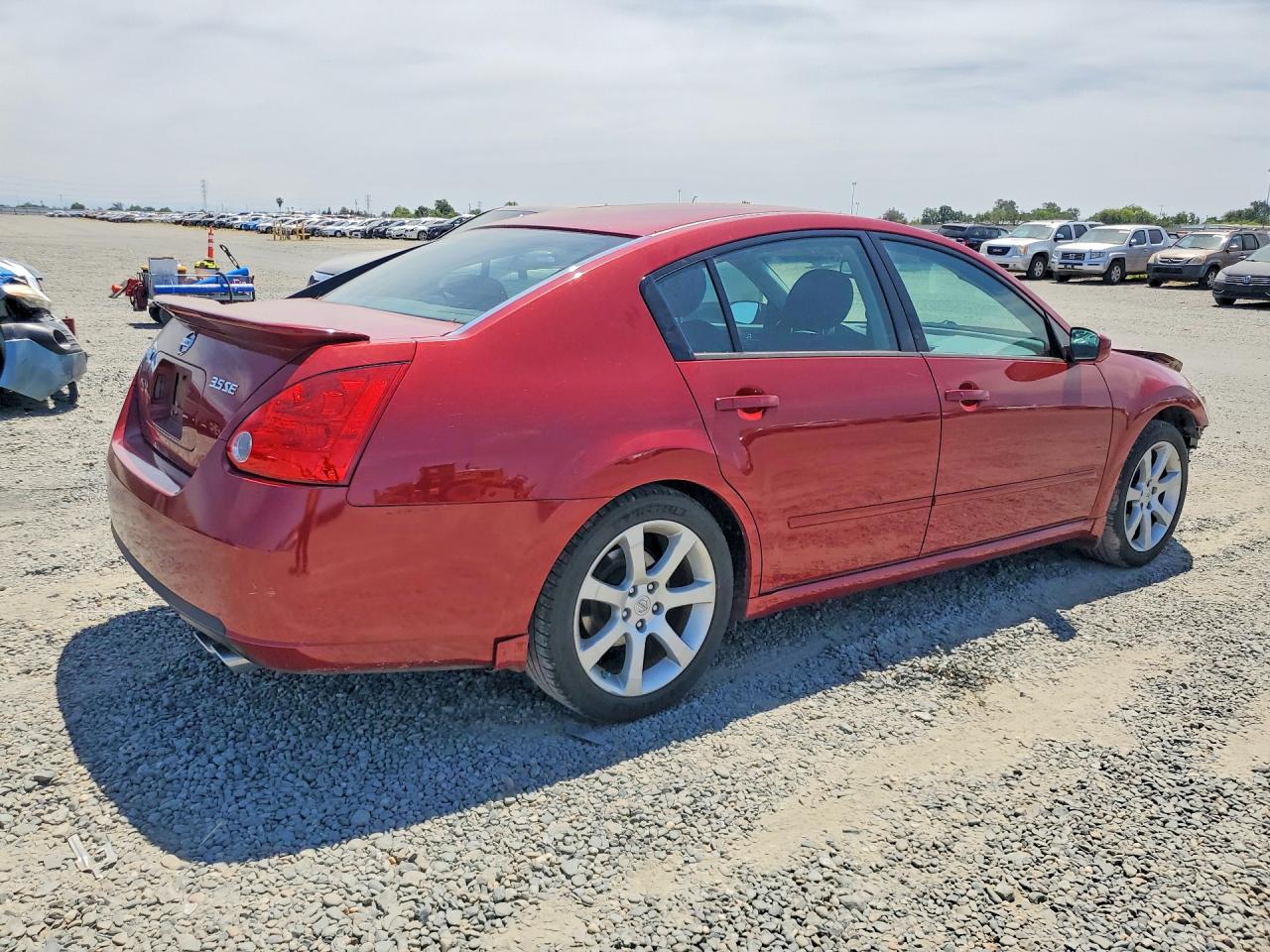 2008 Nissan Maxima 3.5 Se Red vin: 1N4BA41E18C833958