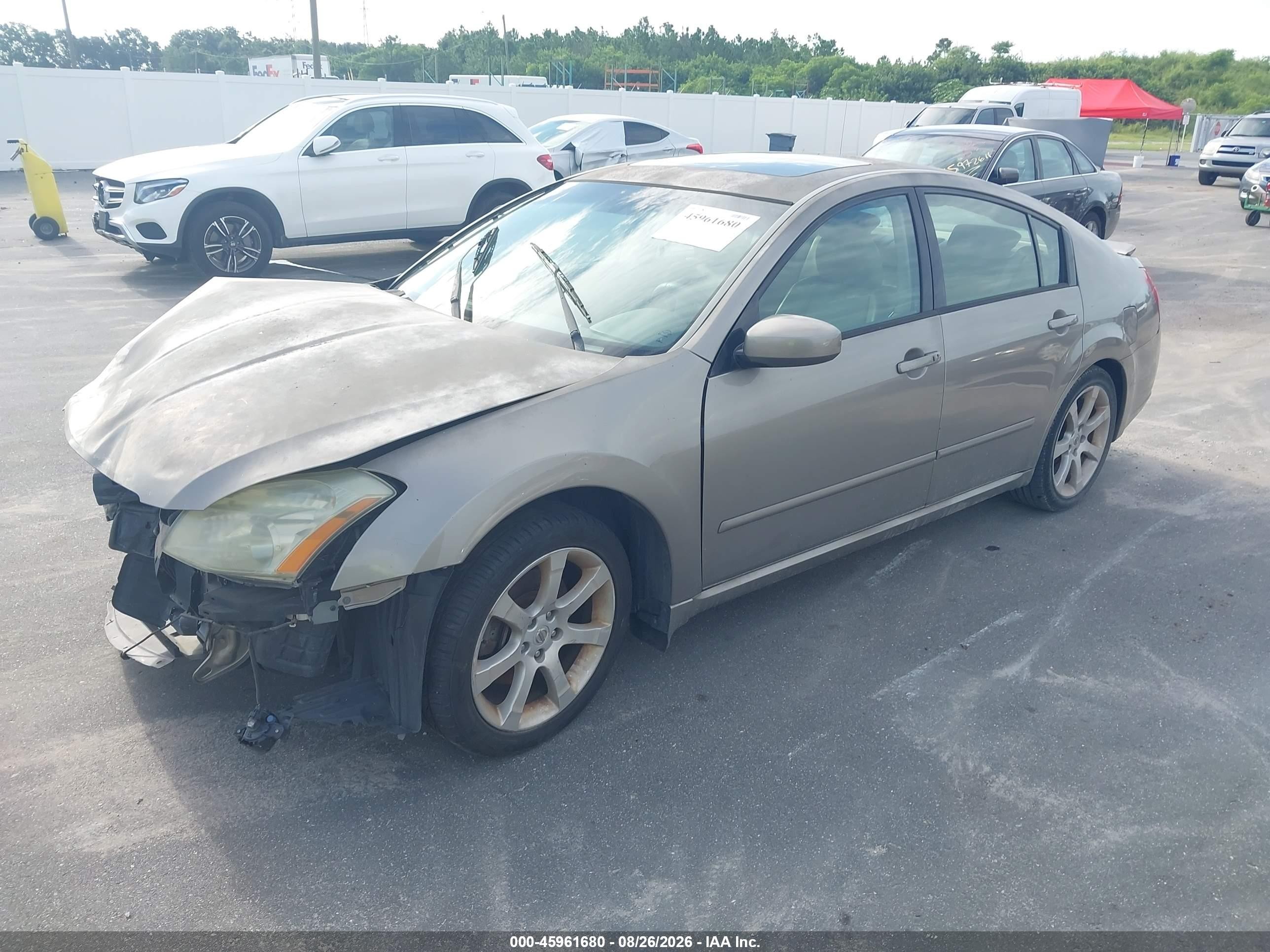 2008 Nissan Maxima 3.5 Se Gold vin: 1N4BA41E18C835175