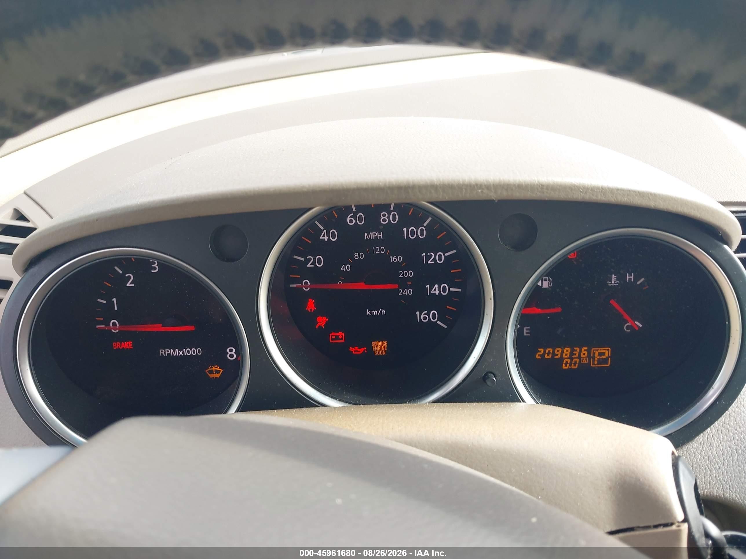 2008 Nissan Maxima 3.5 Se Gold vin: 1N4BA41E18C835175