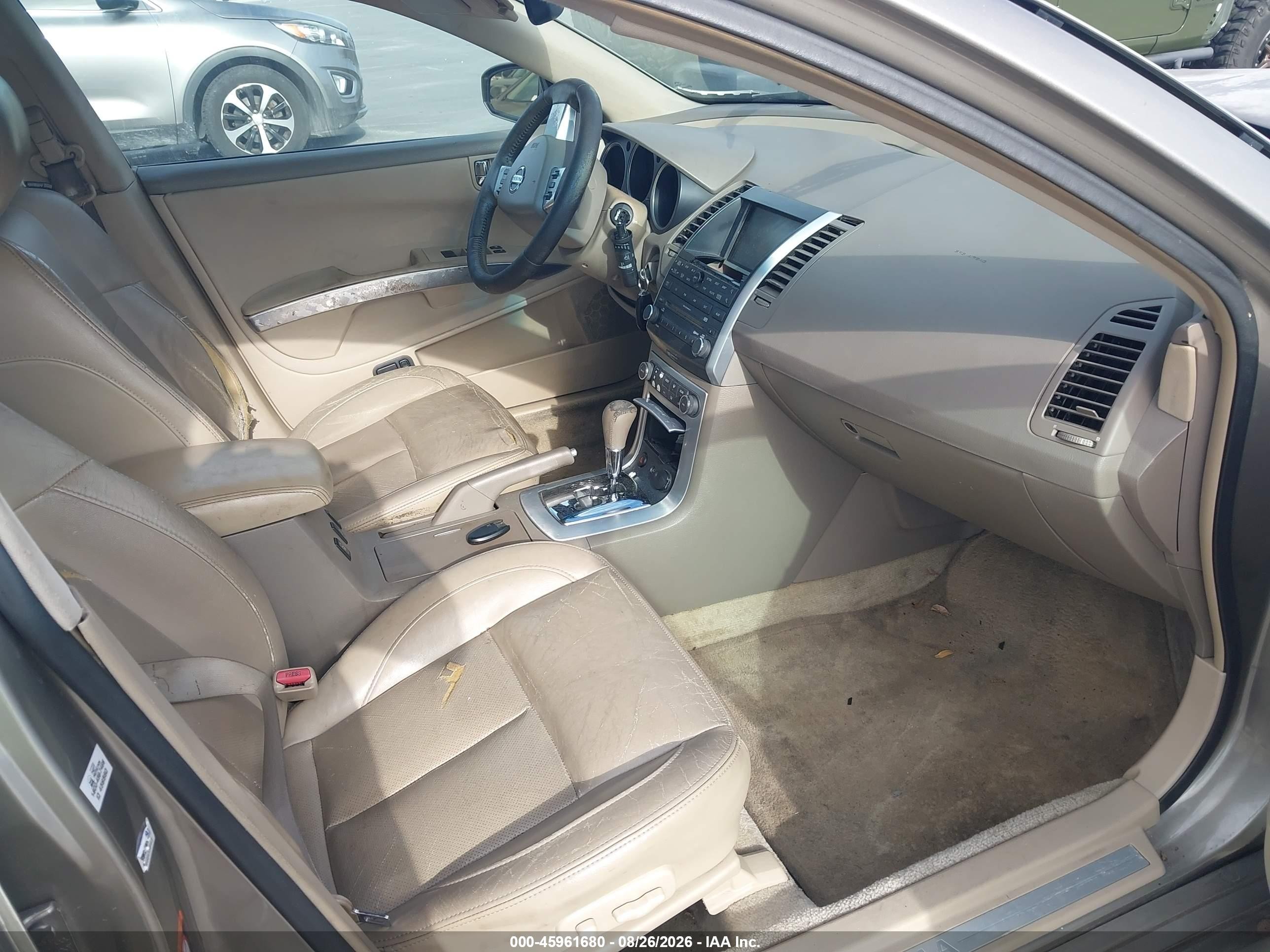 2008 Nissan Maxima 3.5 Se Gold vin: 1N4BA41E18C835175