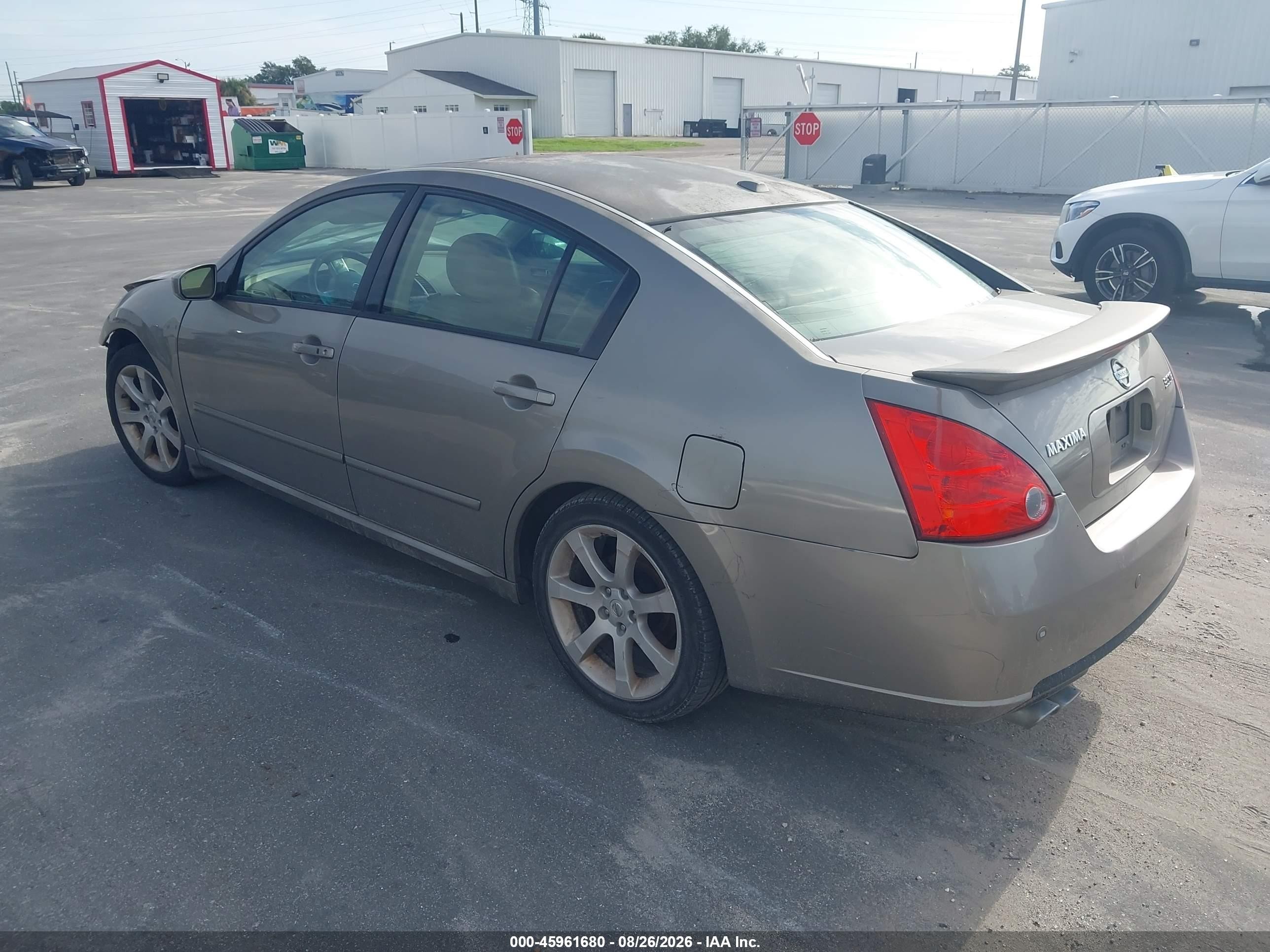 2008 Nissan Maxima 3.5 Se Gold vin: 1N4BA41E18C835175
