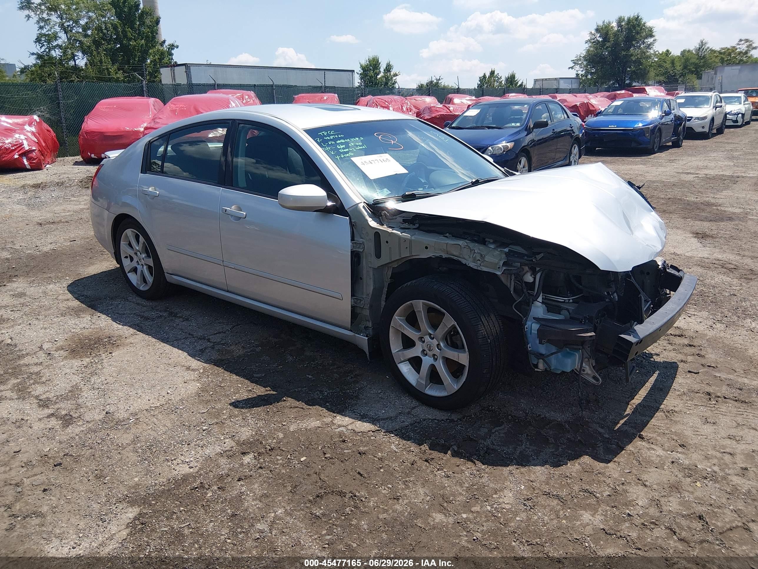 2008 Nissan Maxima 3.5 Se Silver vin: 1N4BA41E18C835340