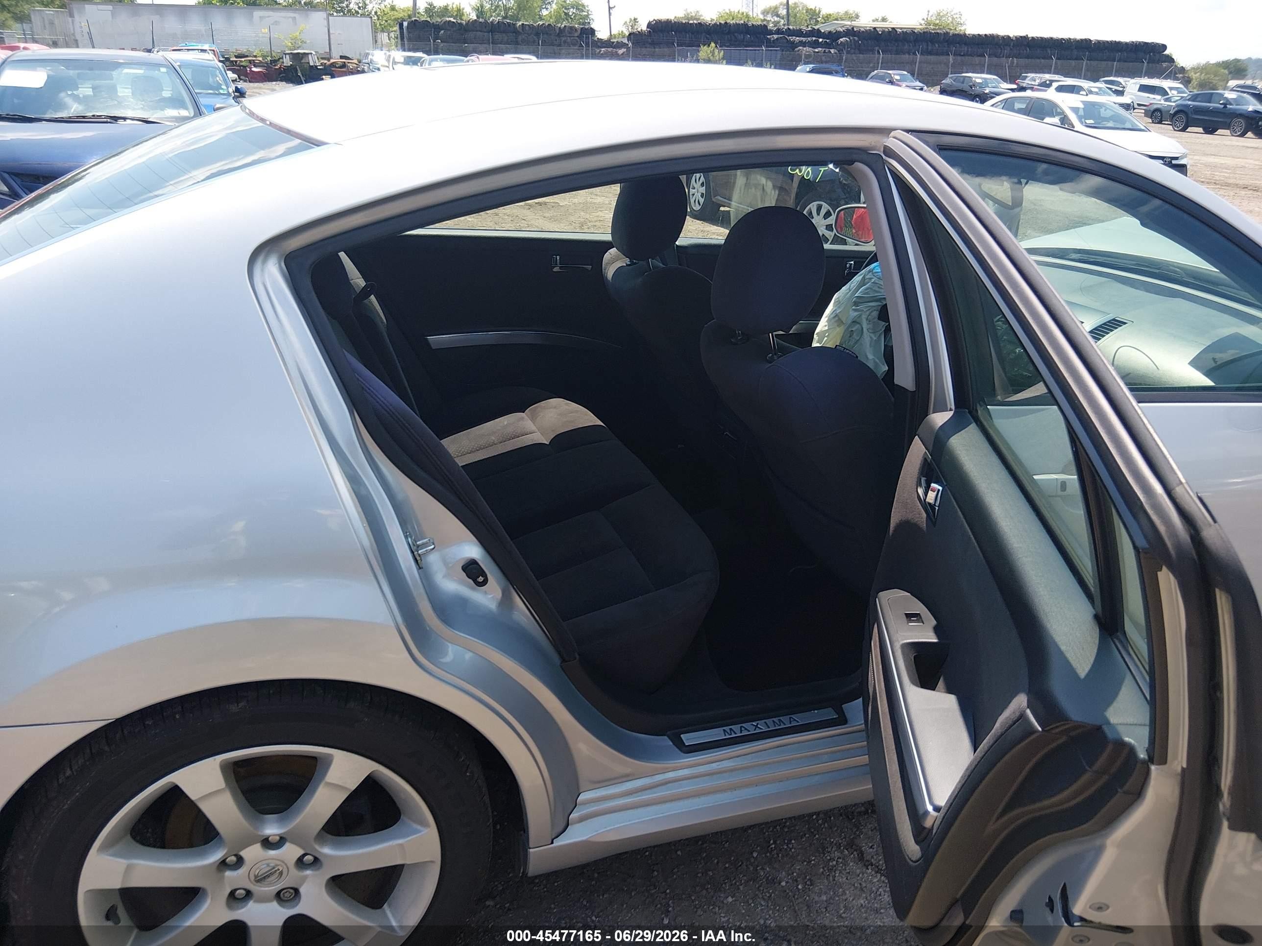 2008 Nissan Maxima 3.5 Se Silver vin: 1N4BA41E18C835340