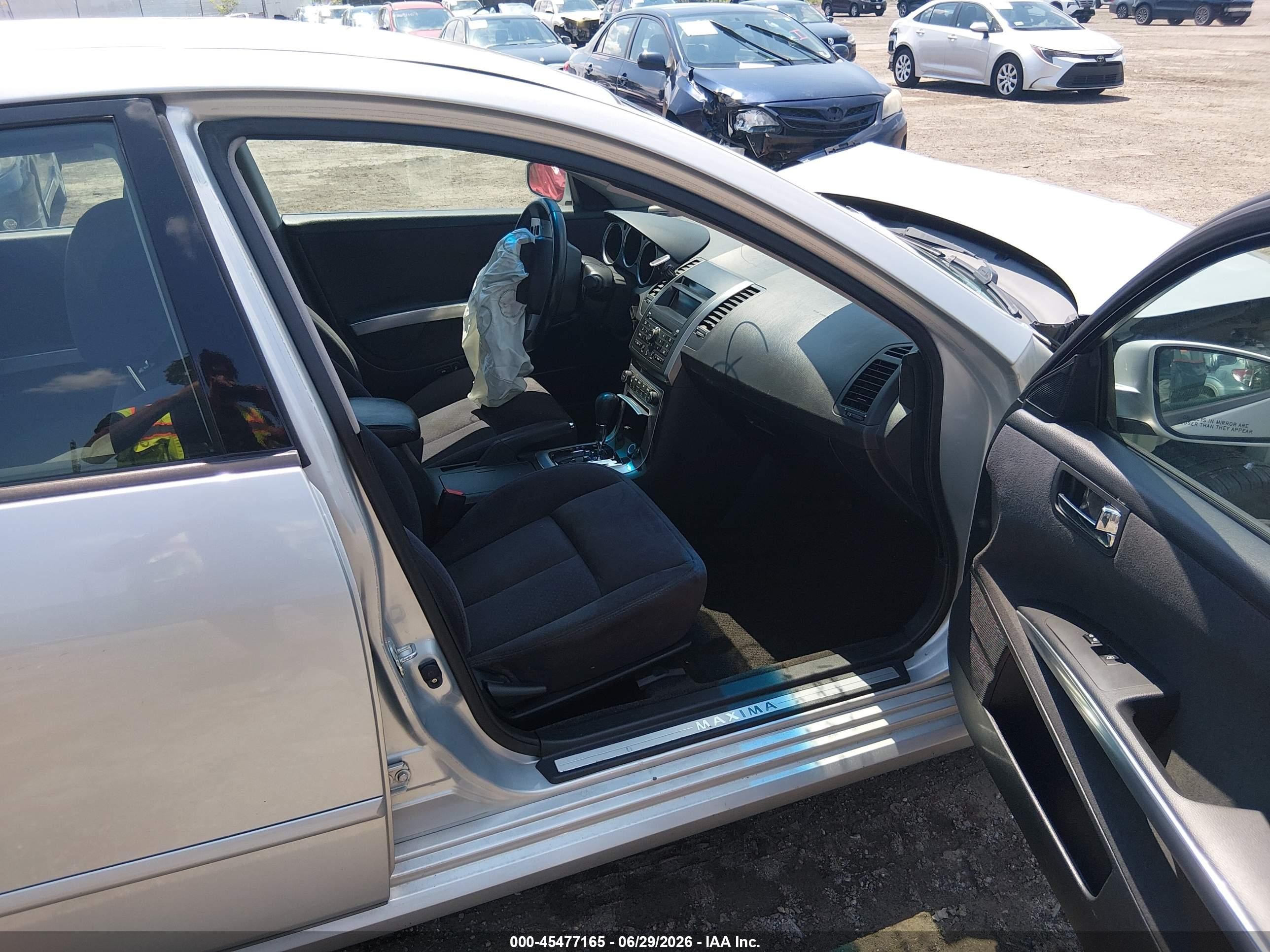 2008 Nissan Maxima 3.5 Se Silver vin: 1N4BA41E18C835340