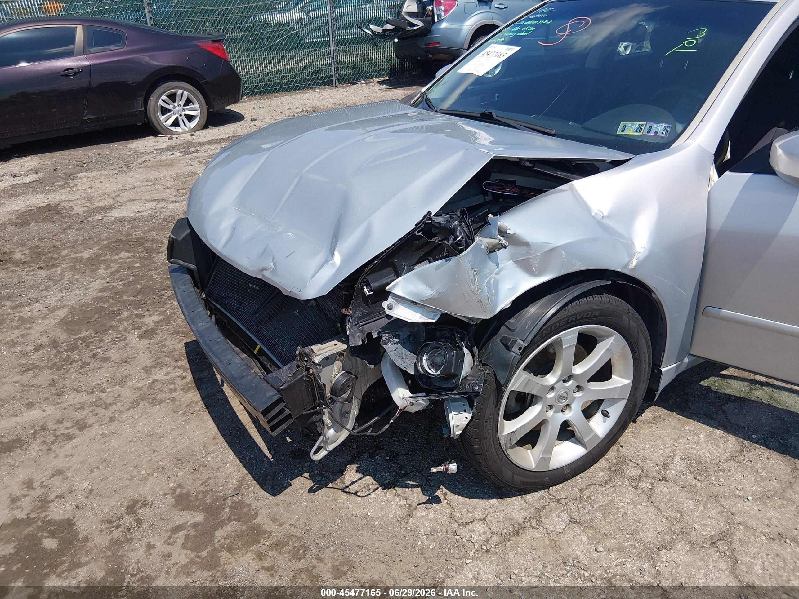 2008 Nissan Maxima 3.5 Se Silver vin: 1N4BA41E18C835340