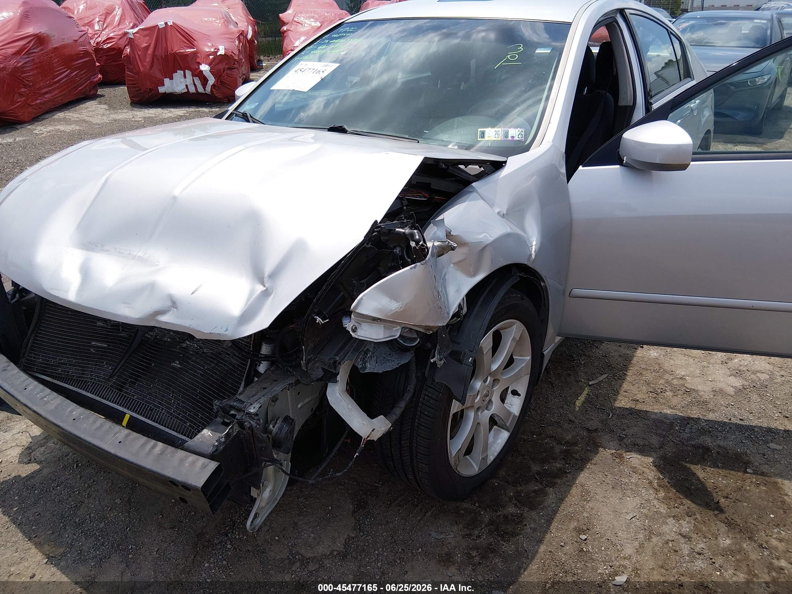 2008 Nissan Maxima 3.5 Se Silver vin: 1N4BA41E18C835340