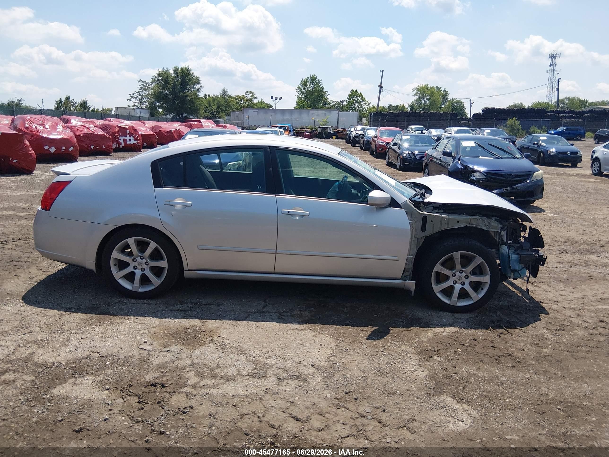 2008 Nissan Maxima 3.5 Se Silver vin: 1N4BA41E18C835340