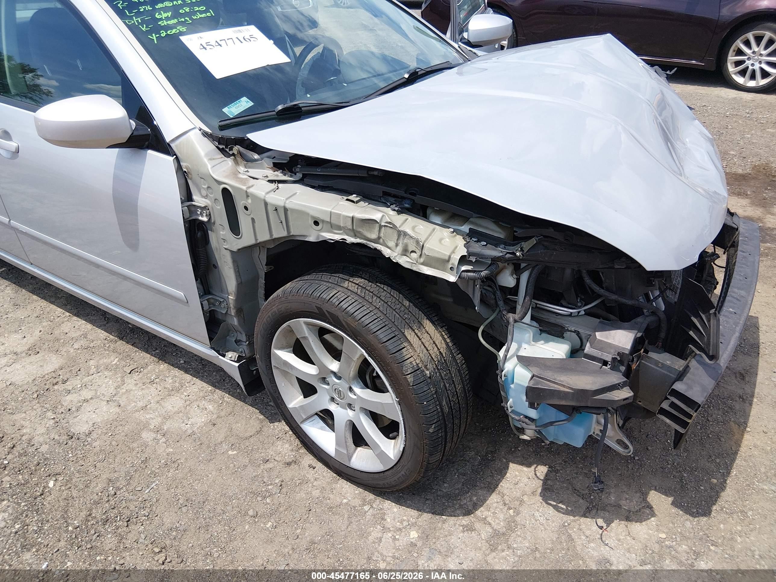 2008 Nissan Maxima 3.5 Se Silver vin: 1N4BA41E18C835340