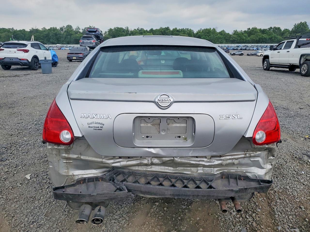 2004 Nissan Maxima 3.5 Se Silver vin: 1N4BA41E24C887151