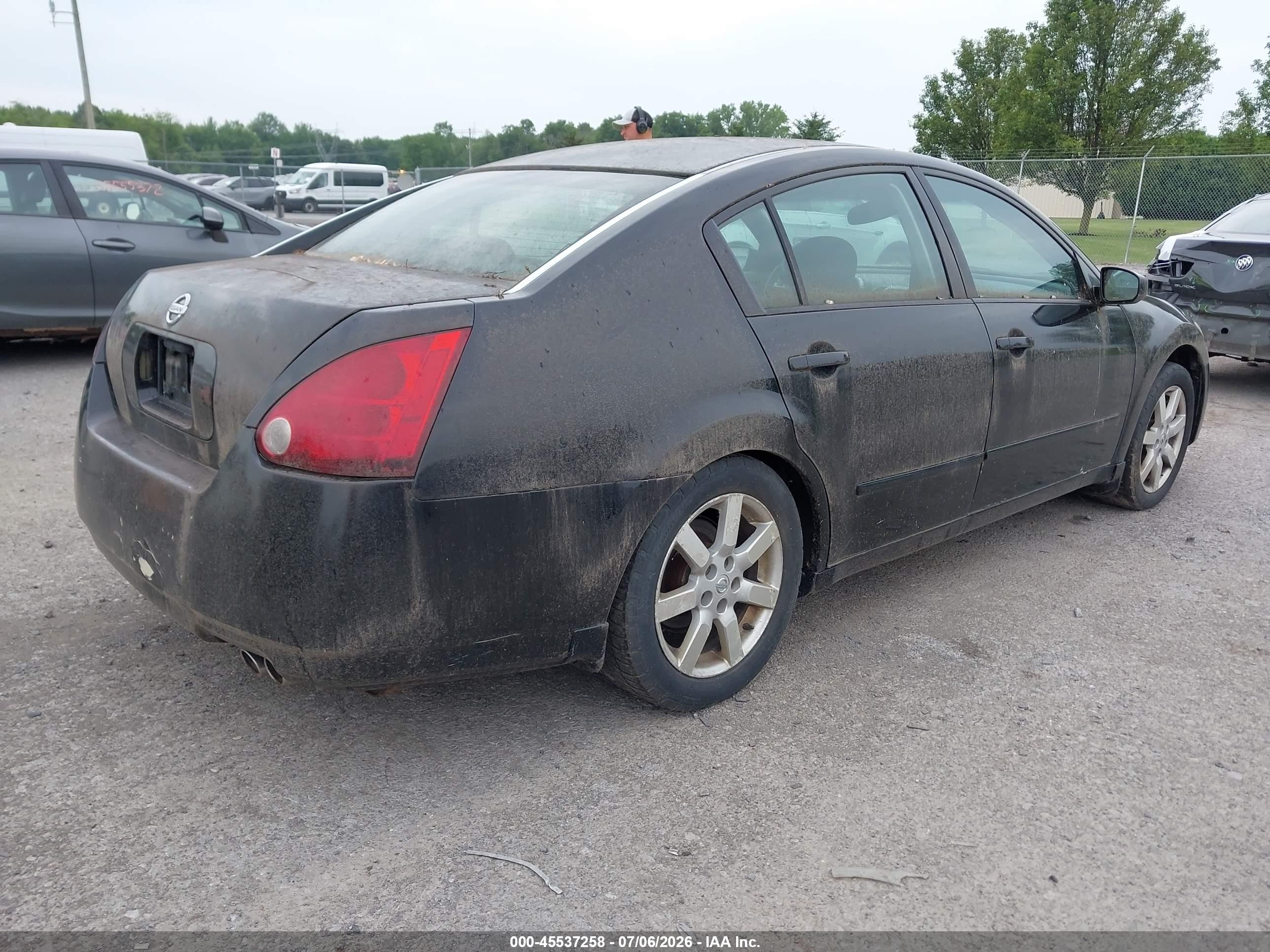 2004 Nissan Maxima 3.5 Sl Black vin: 1N4BA41E24C912789