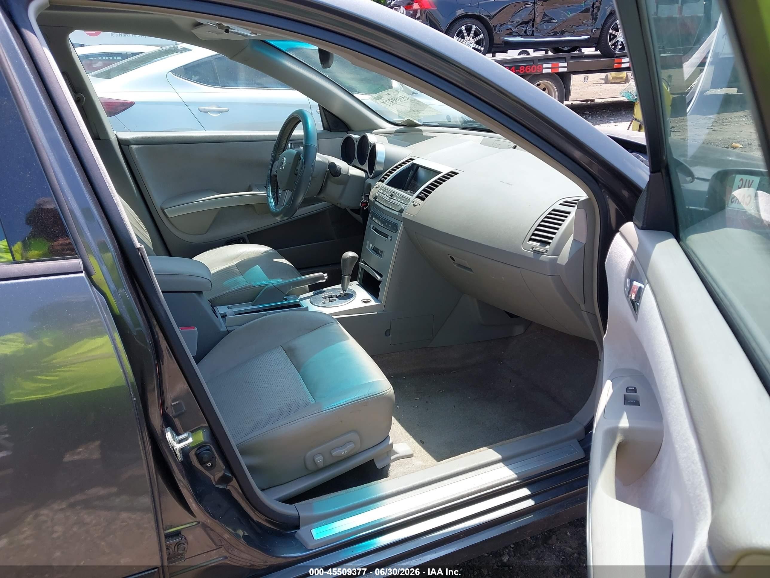 2005 Nissan Maxima 3.5 Se Gray vin: 1N4BA41E25C850361