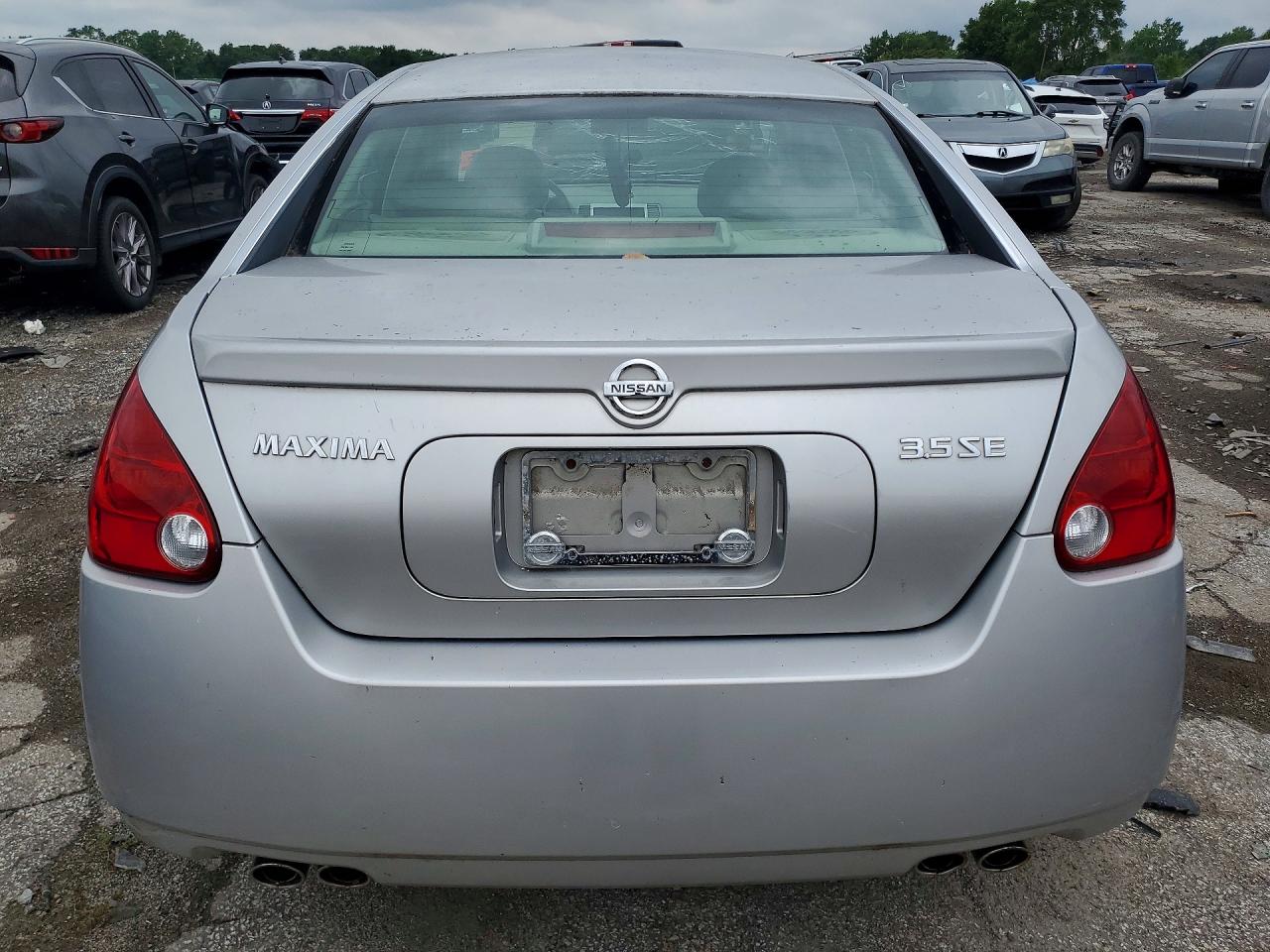 2005 Nissan Maxima 3.5 Se Silver vin: 1N4BA41E25C857424