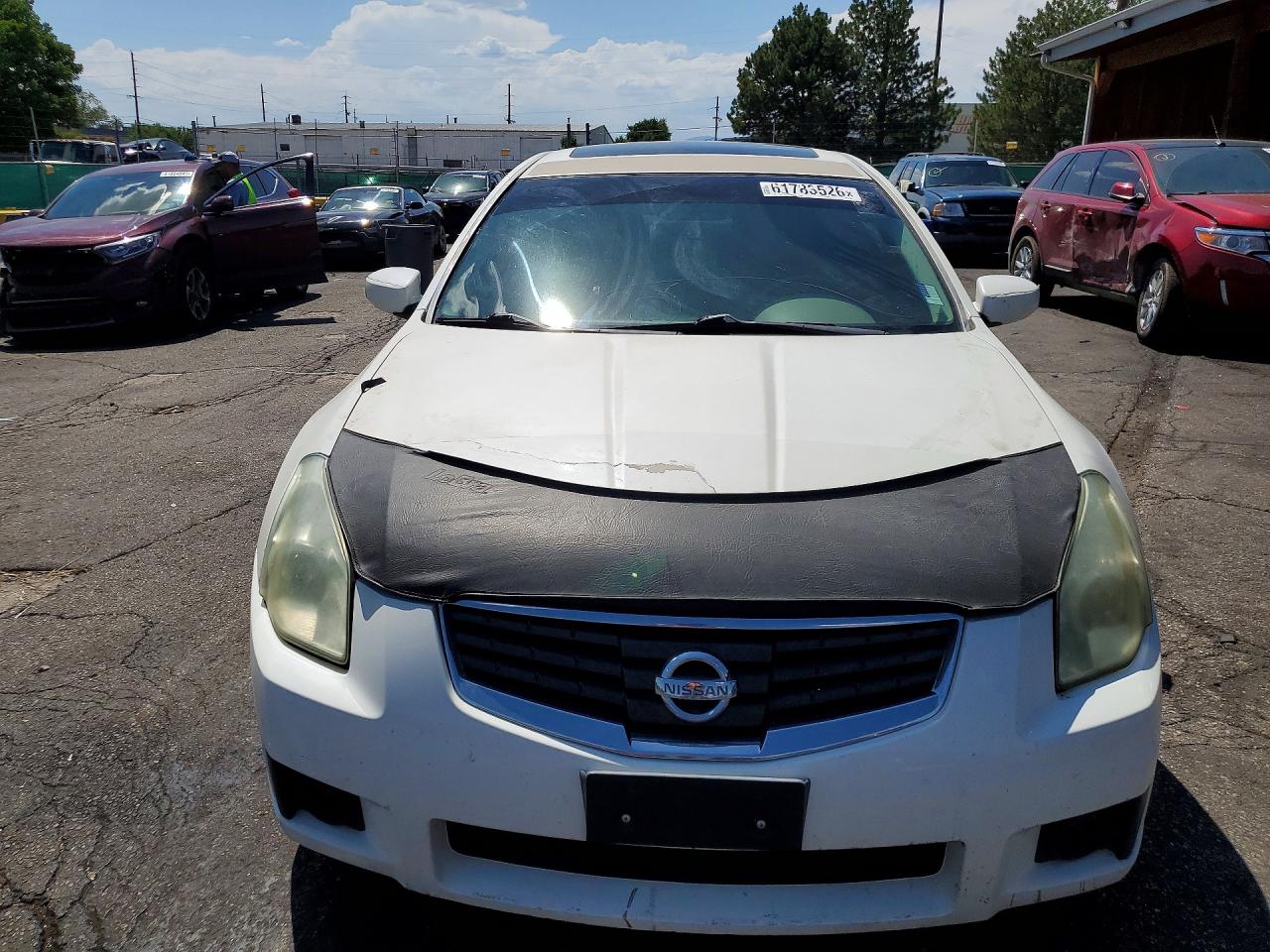 2007 Nissan Maxima 3.5 Se White vin: 1N4BA41E27C822952