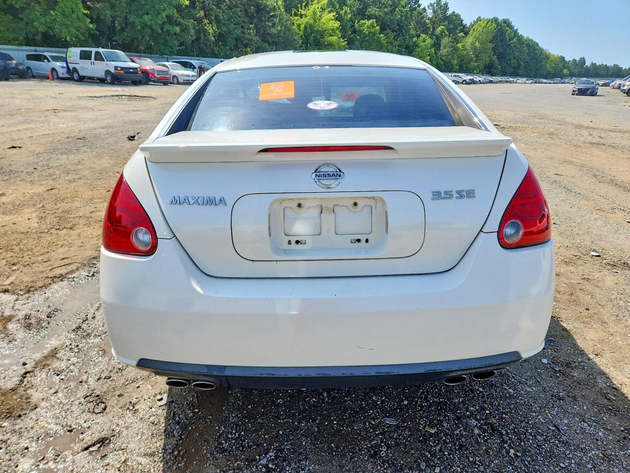 2007 Nissan Maxima 3.5 Se White vin: 1N4BA41E27C854784