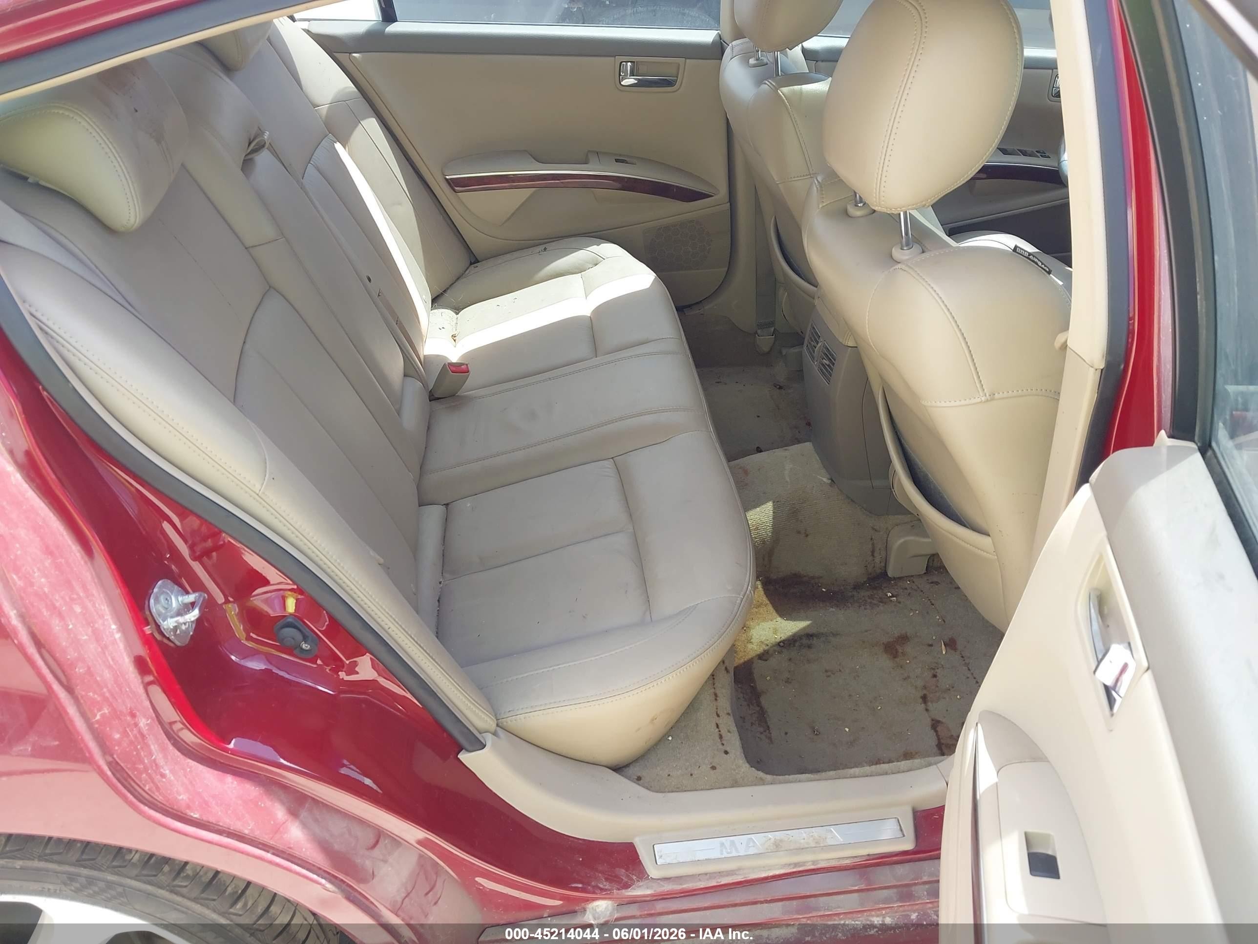 2007 Nissan Maxima 3.5 Sl Темно-бордовый vin: 1N4BA41E27C861377