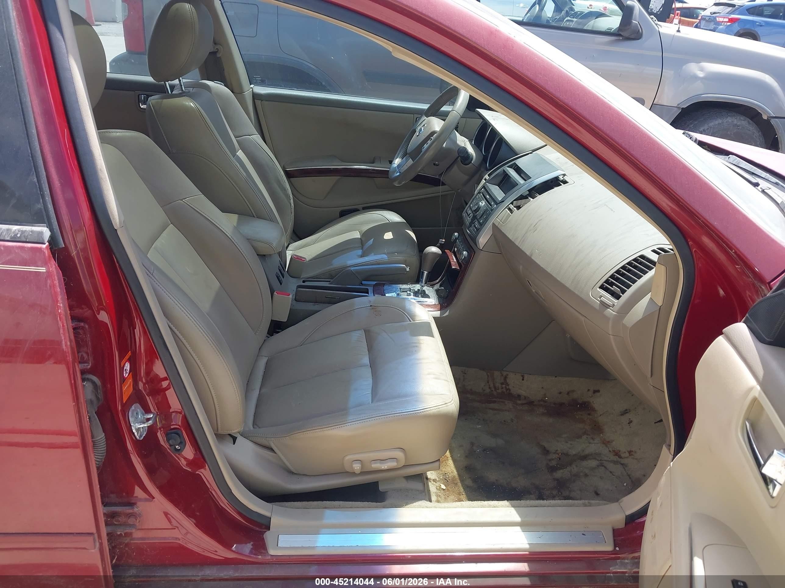 2007 Nissan Maxima 3.5 Sl Темно-бордовый vin: 1N4BA41E27C861377