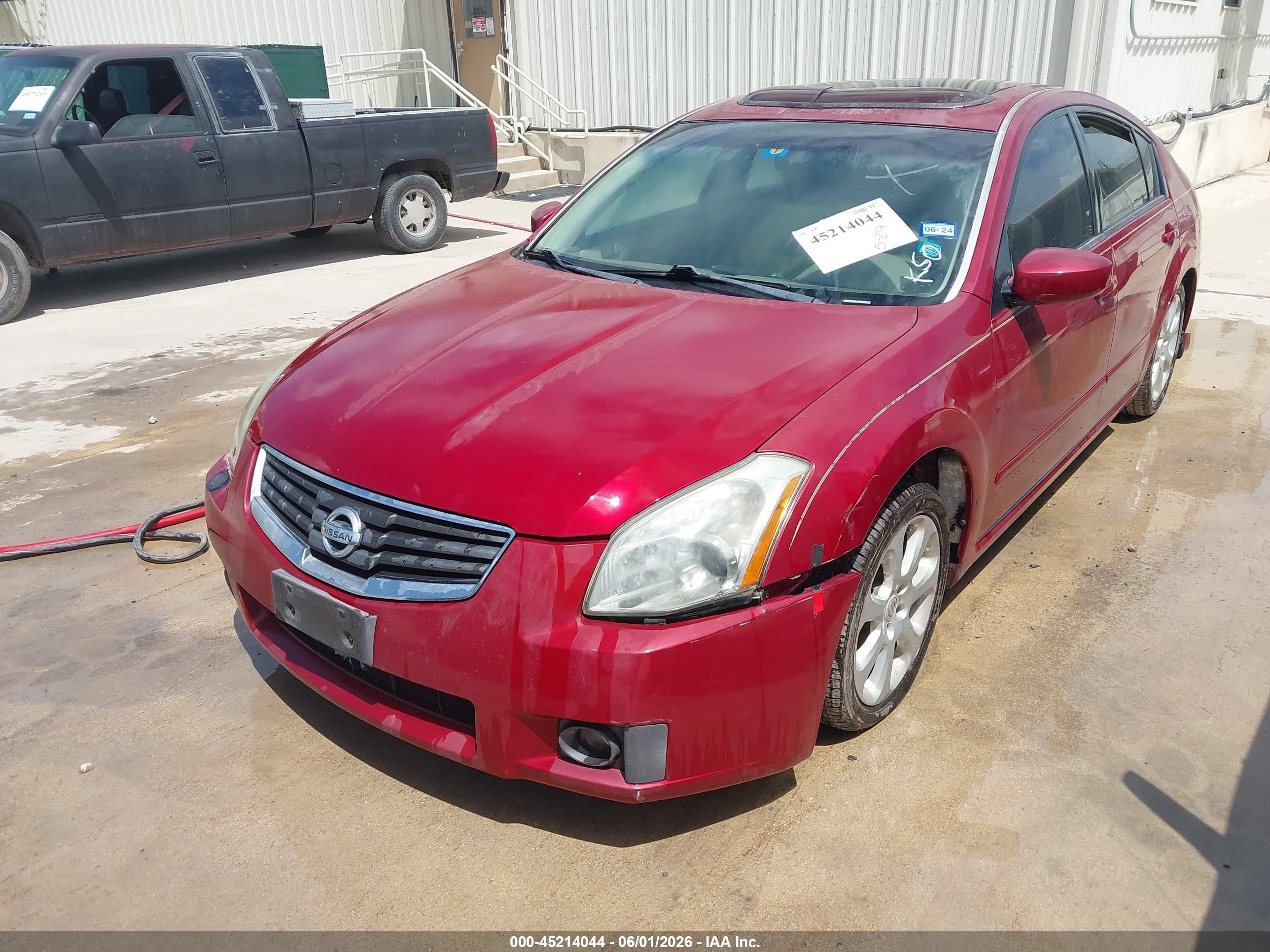 2007 Nissan Maxima 3.5 Sl Темно-бордовый vin: 1N4BA41E27C861377