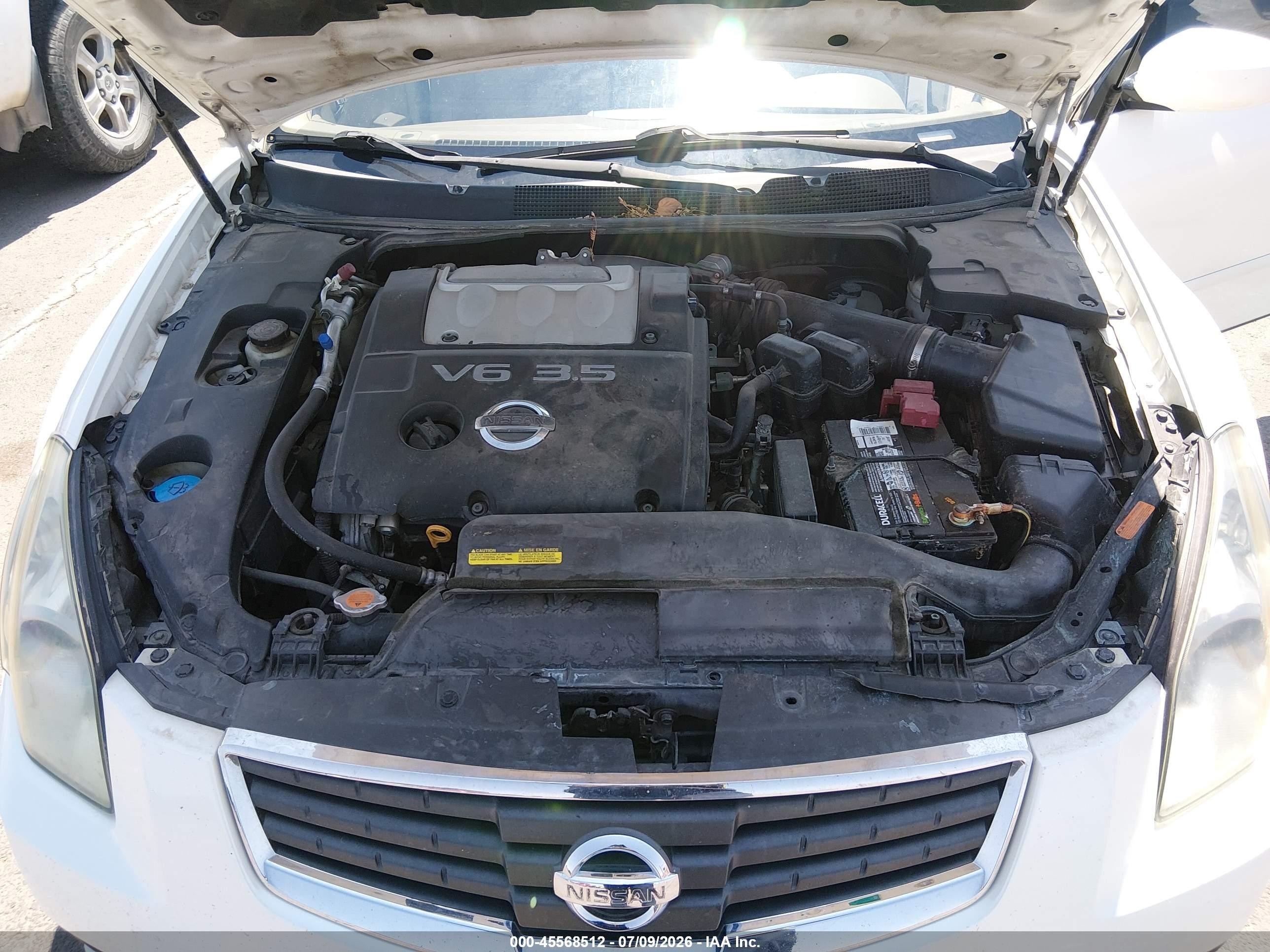 2008 Nissan Maxima 3.5 Se White vin: 1N4BA41E28C811645