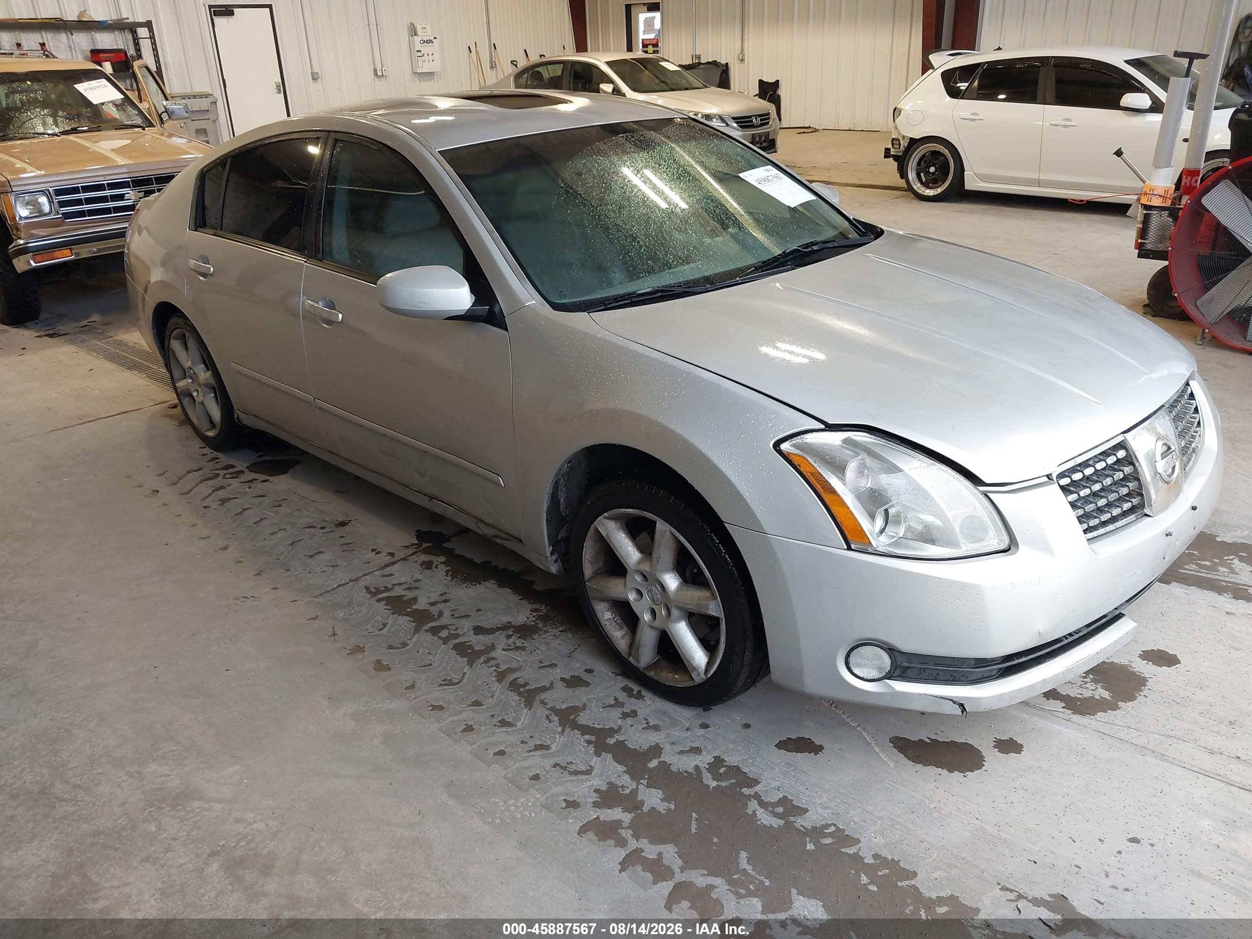 2005 Nissan Maxima 3.5 Se Silver vin: 1N4BA41E35C842303