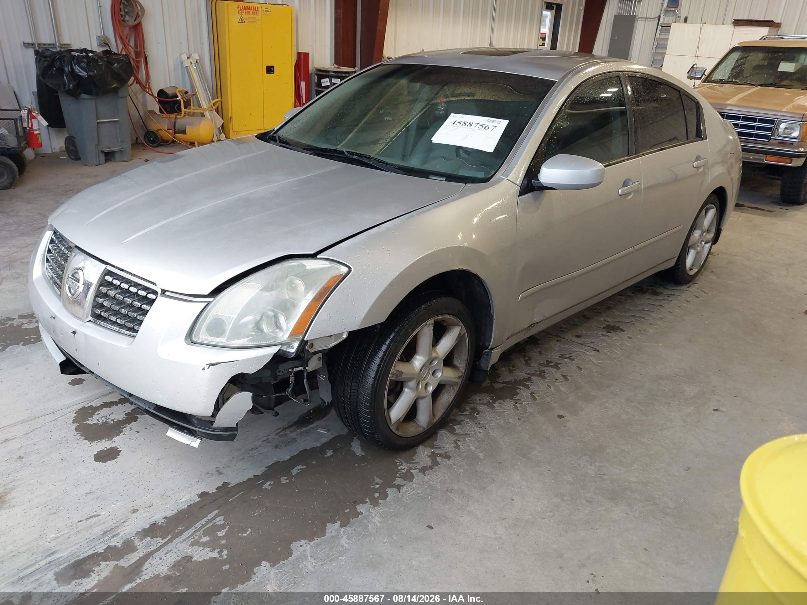 2005 Nissan Maxima 3.5 Se Silver vin: 1N4BA41E35C842303
