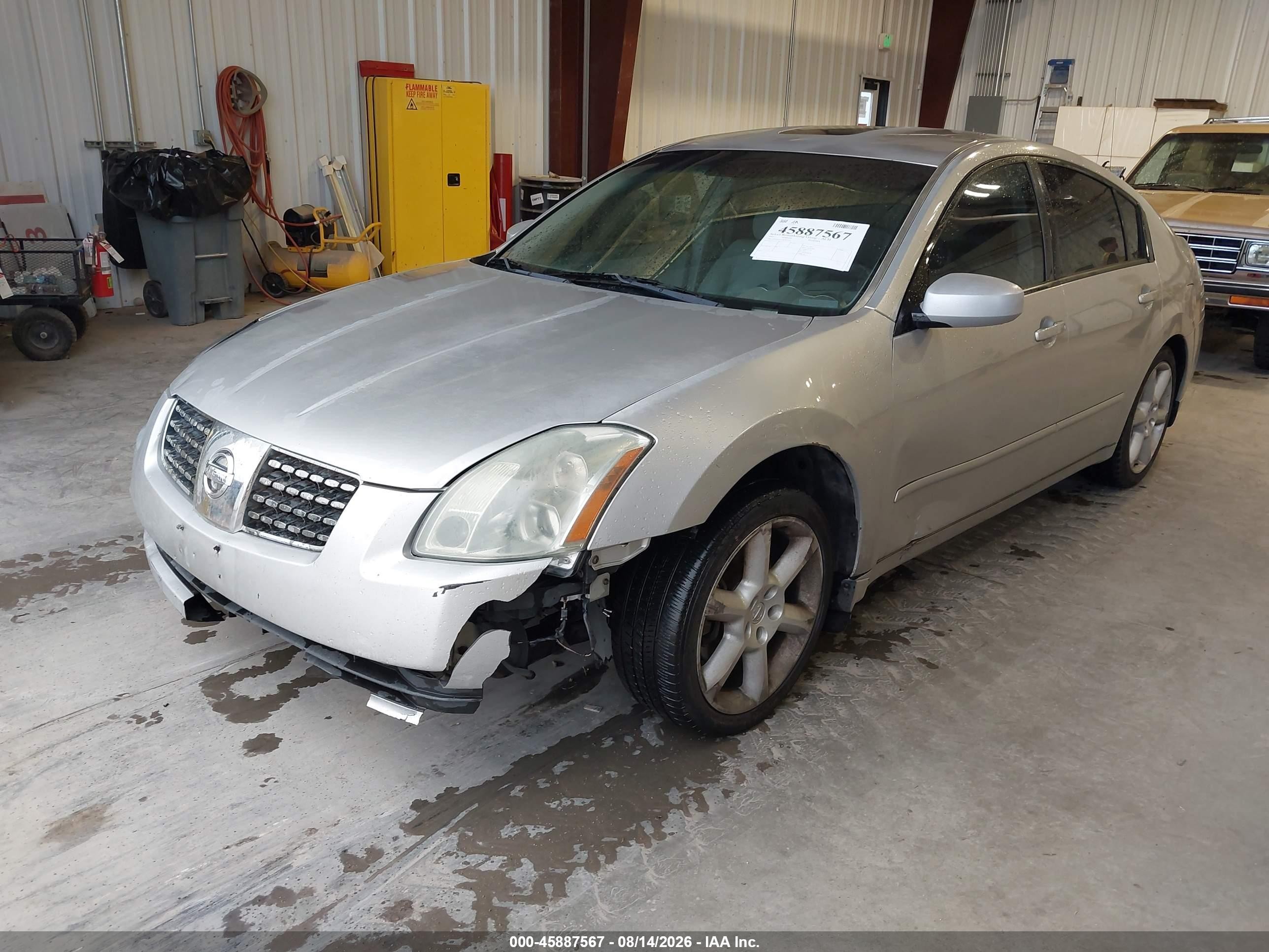 2005 Nissan Maxima 3.5 Se Silver vin: 1N4BA41E35C842303