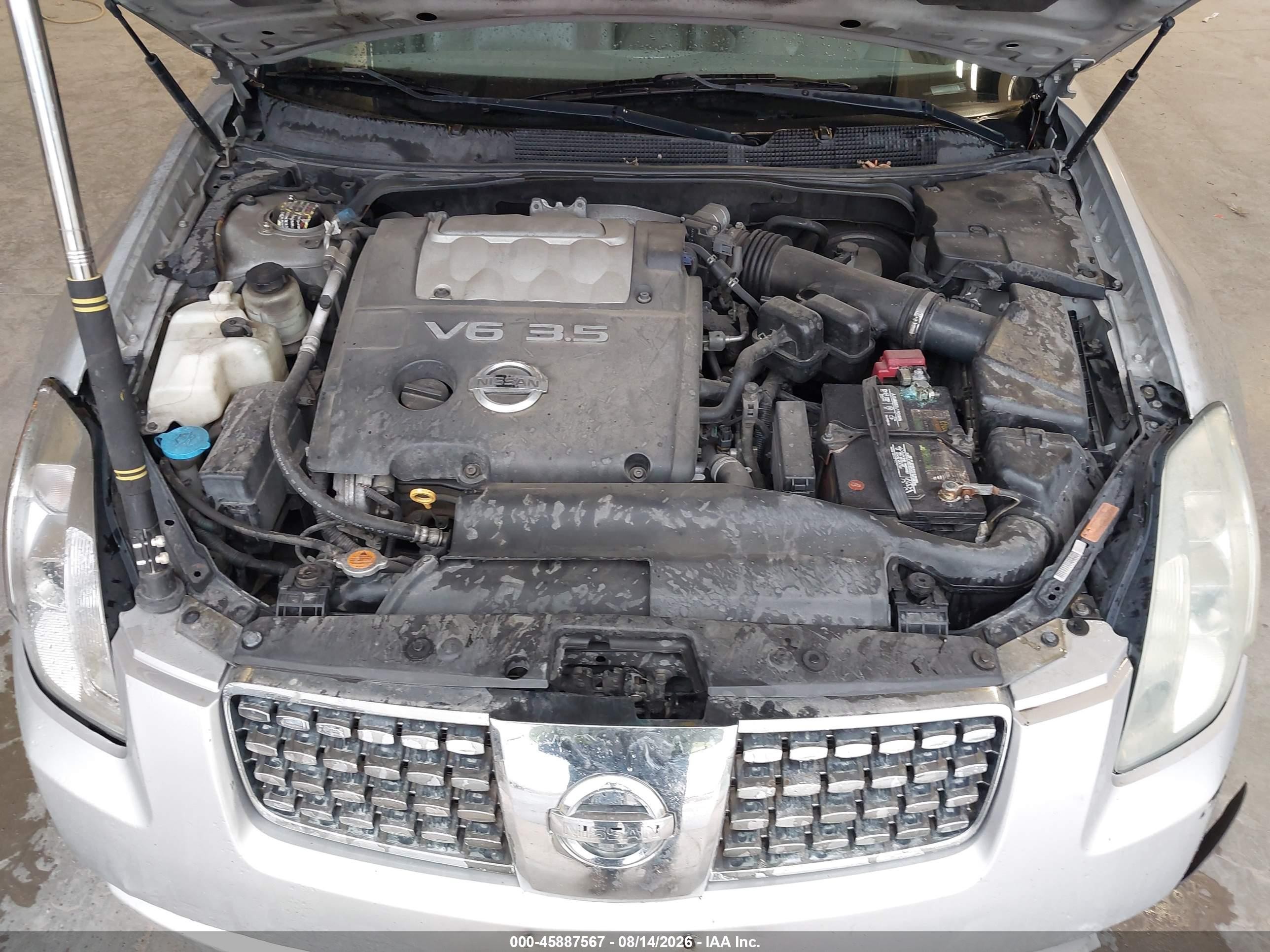 2005 Nissan Maxima 3.5 Se Silver vin: 1N4BA41E35C842303