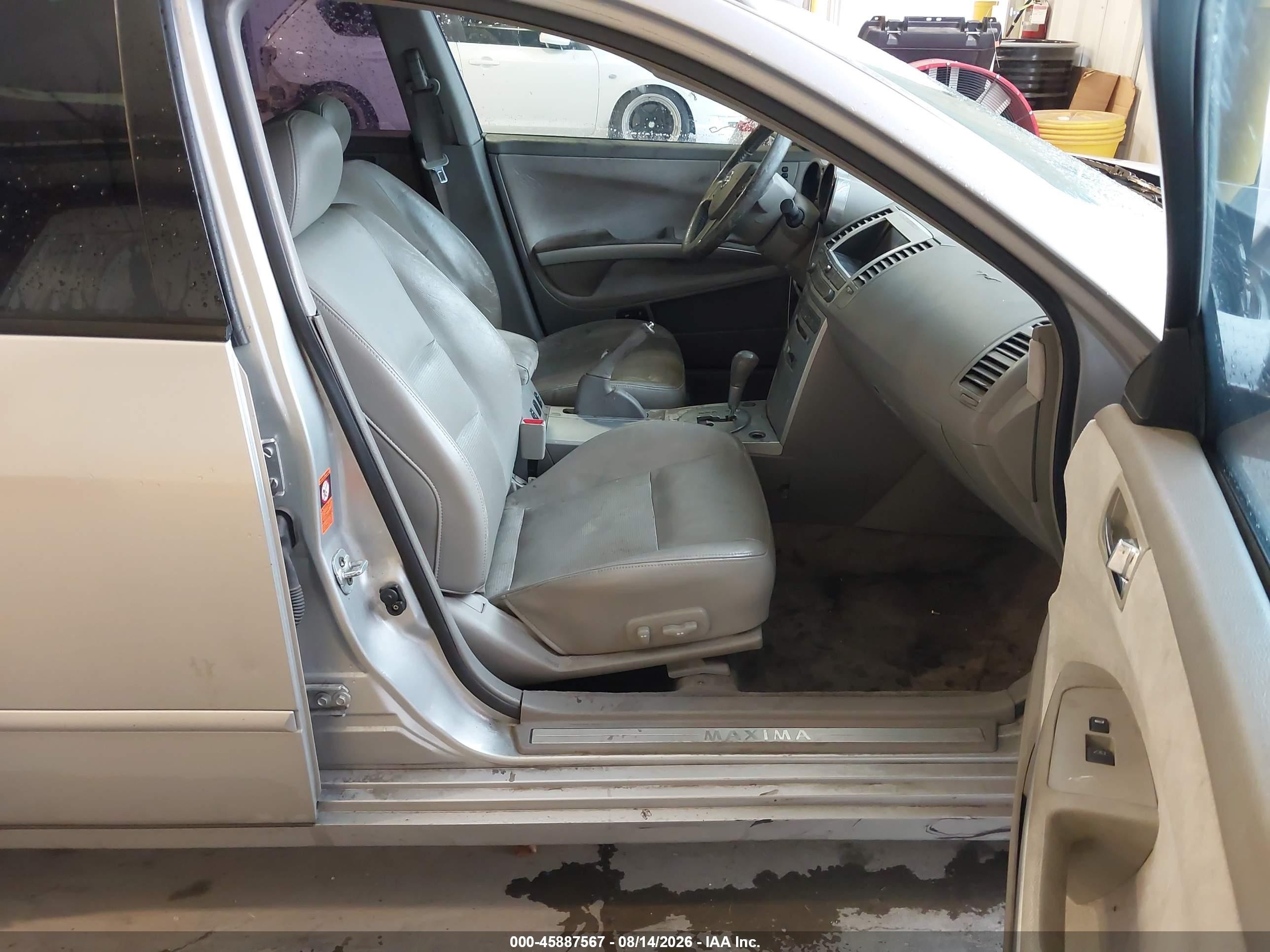 2005 Nissan Maxima 3.5 Se Silver vin: 1N4BA41E35C842303