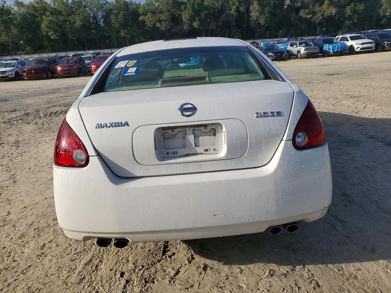 2006 Nissan Maxima 3.5 Se White vin: 1N4BA41E36C806872