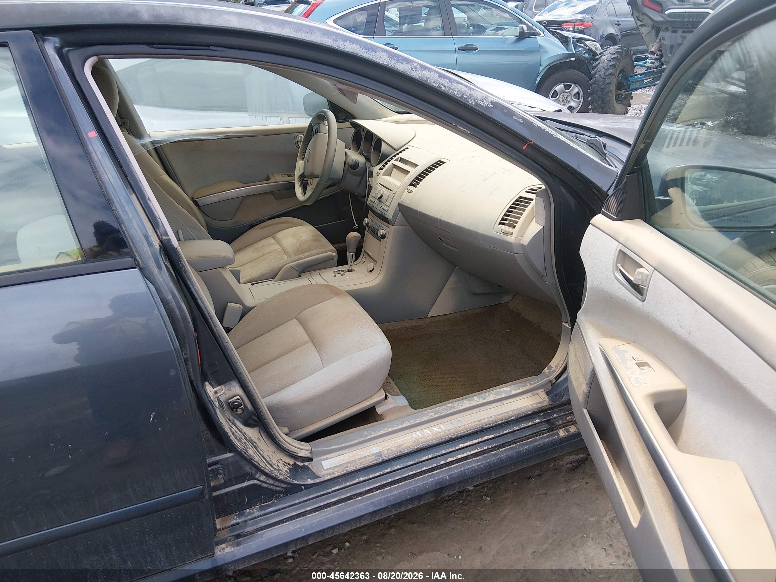 2007 Nissan Maxima 3.5 Se Gray vin: 1N4BA41E37C809448