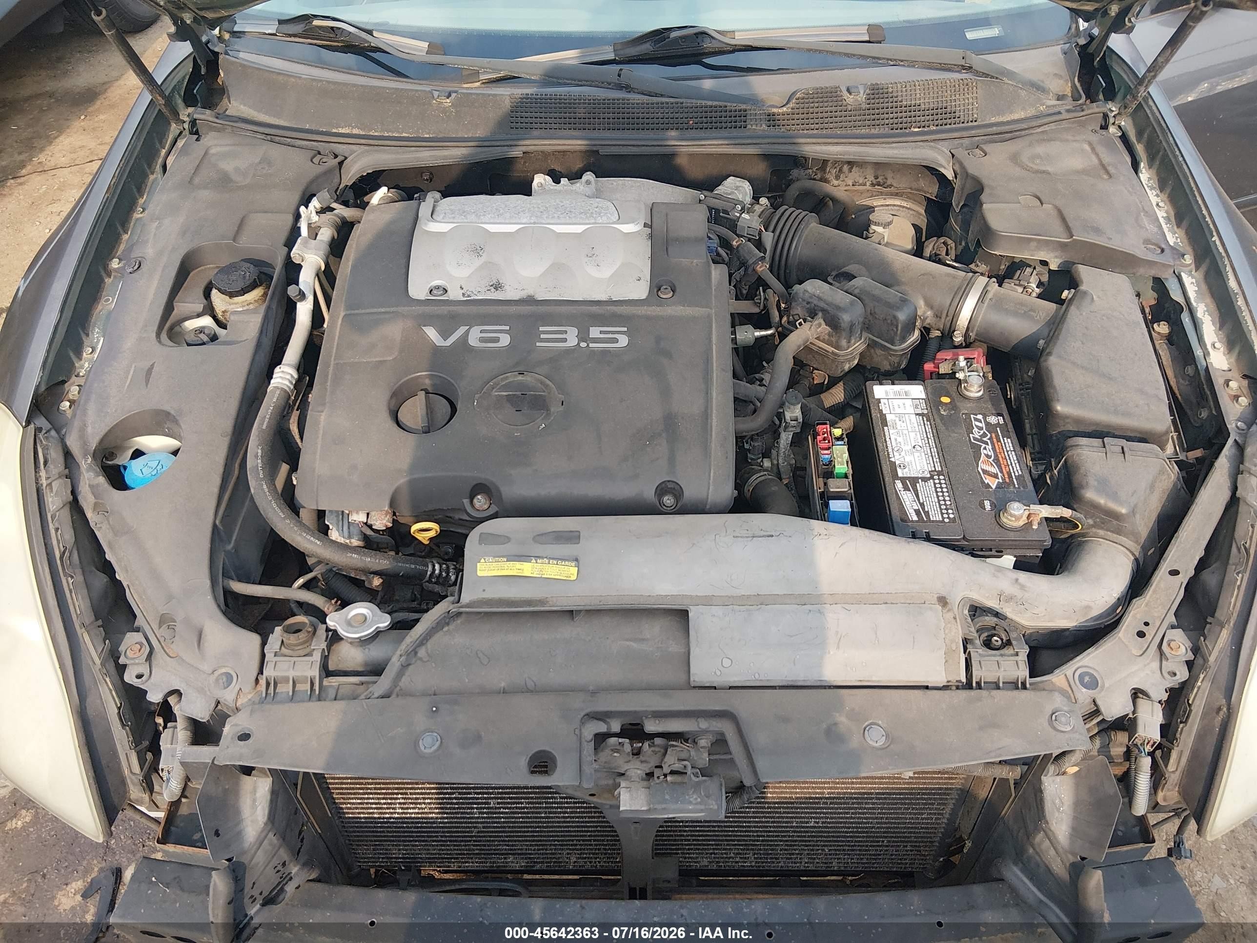 2007 Nissan Maxima 3.5 Se Gray vin: 1N4BA41E37C809448